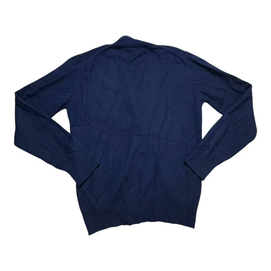 1960s Italian Navy Cashmere Cardigan Carol Women's Fratimanna Size Small