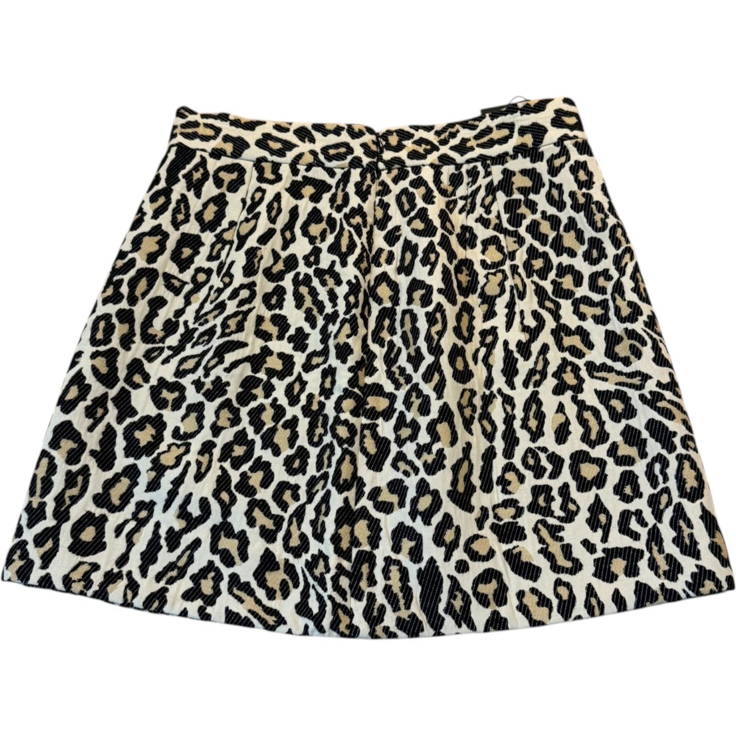 NEW Shona Joy Women's Size 6 Ziggy Leopard Print Mini Flared Pleated Skirt