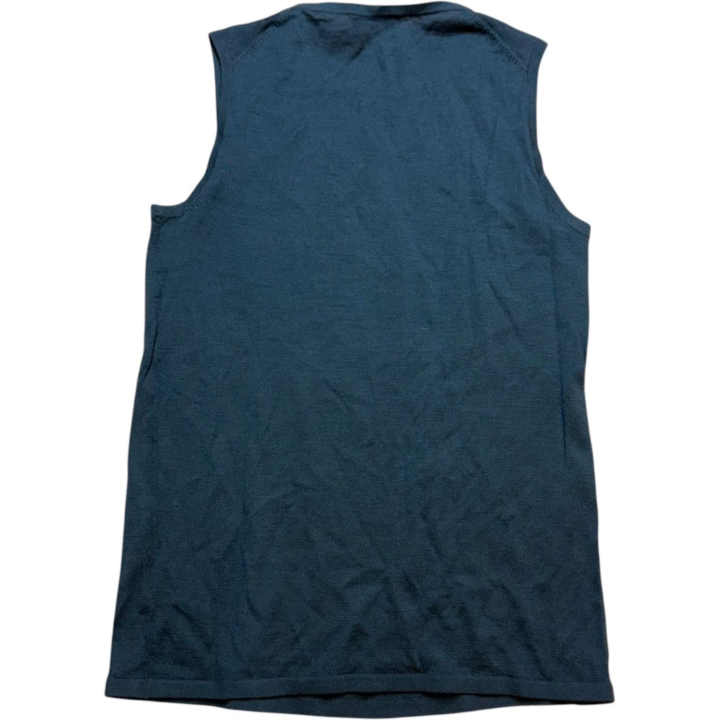 Carlisle Collection Blue Cashmere Sleeveless Knit Blouse Women's XS Y2K