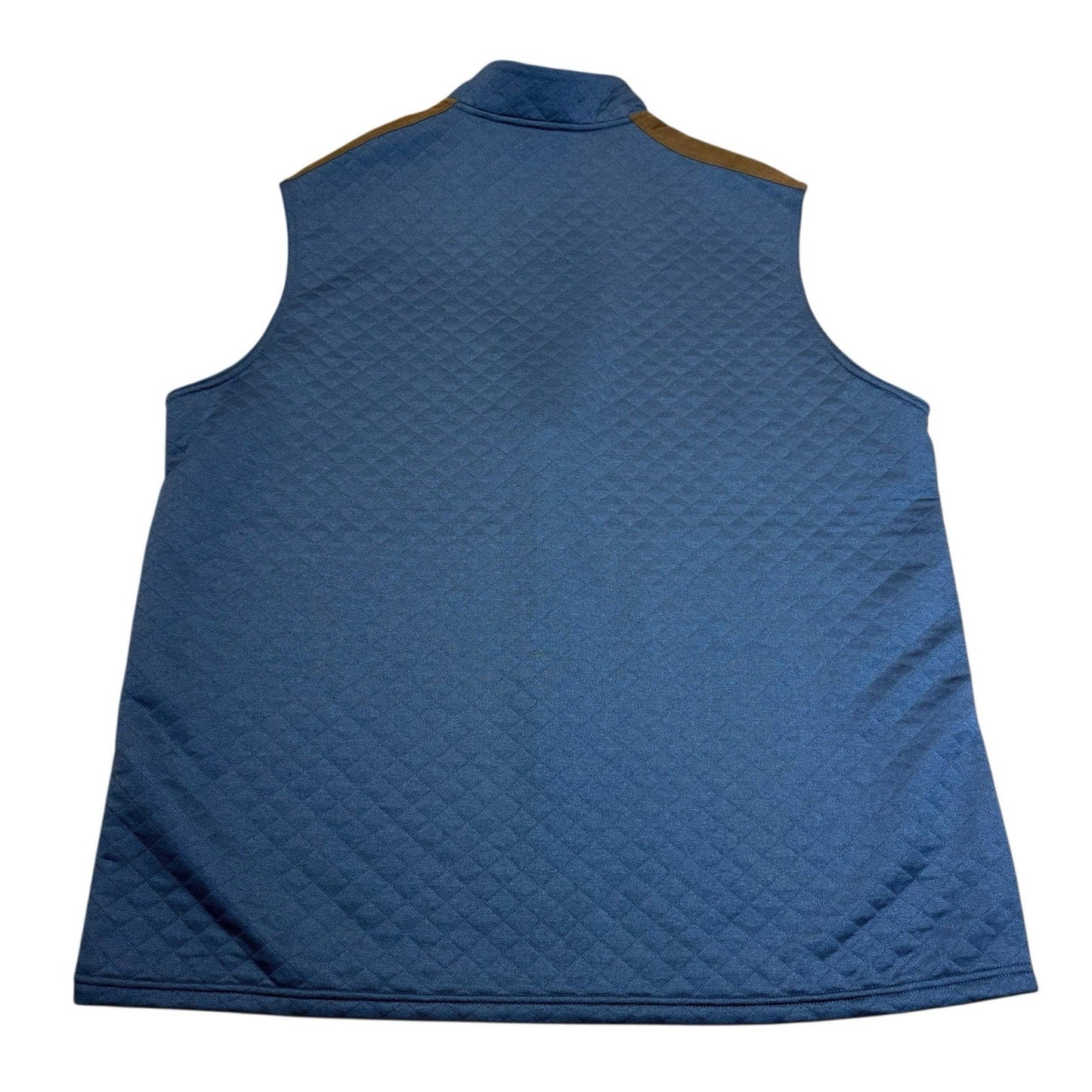 Cremieux Quilted Zip Vest Blue Tall Man 2XT New With Tags Men's