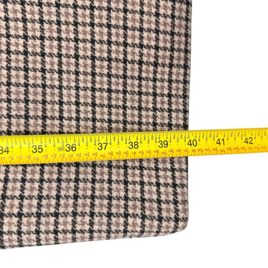 Abercrombie & Fitch Houndstooth Long Coat XST Dad Coat Women's