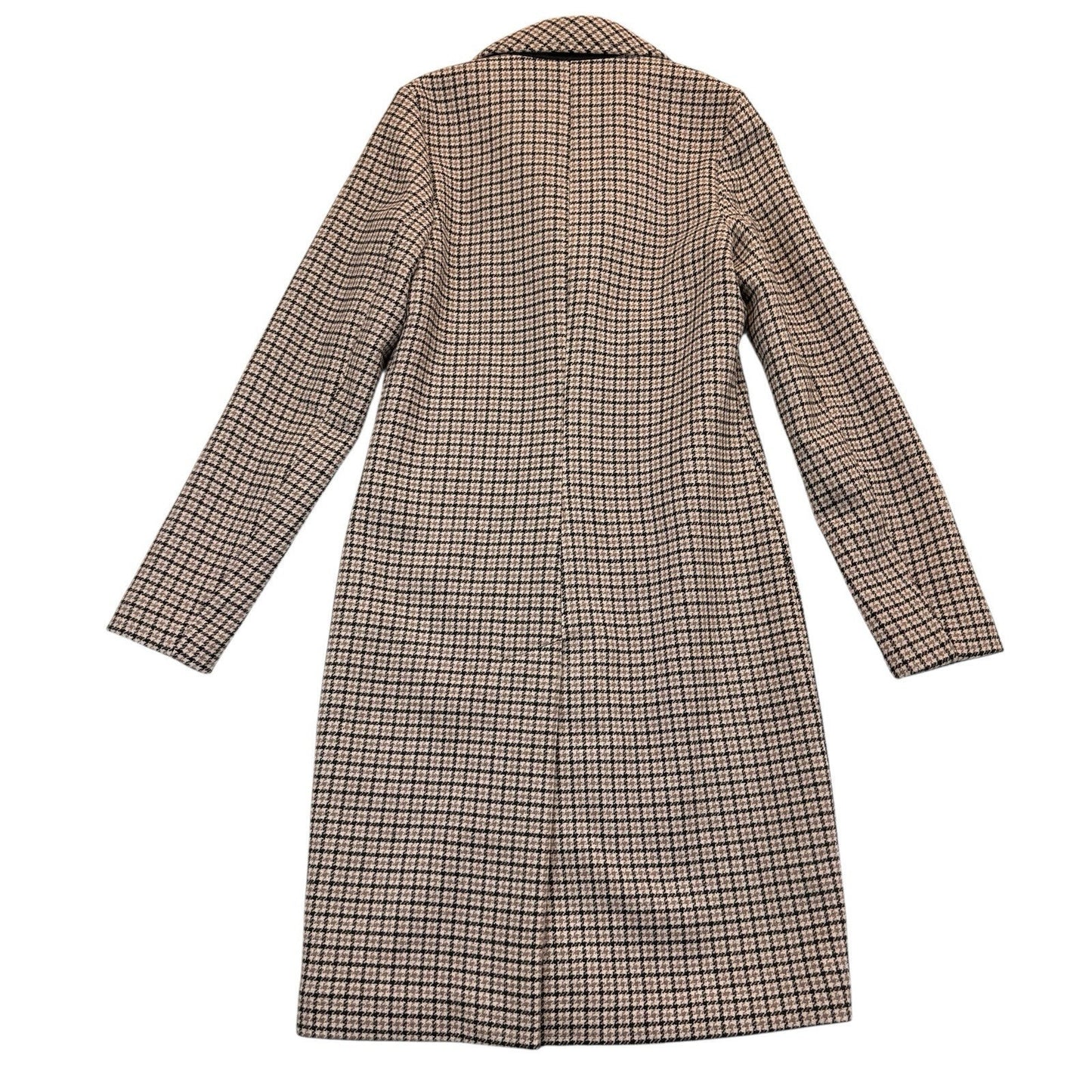 Abercrombie & Fitch Houndstooth Long Coat XST Dad Coat Women's