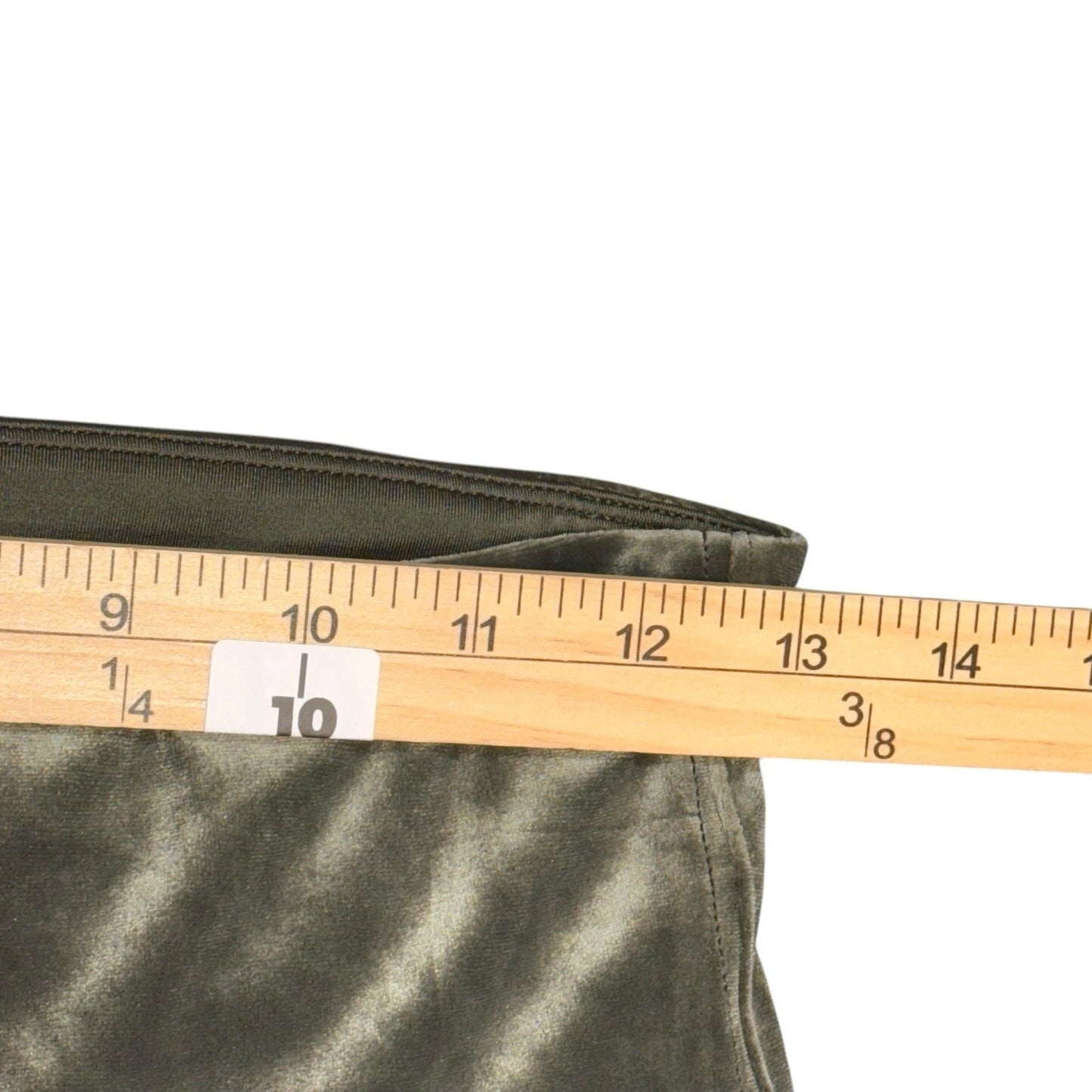 Spanx Velvet Leggings Women’s Size M Dark Palm Green High Rise Pull-On NWT Pants