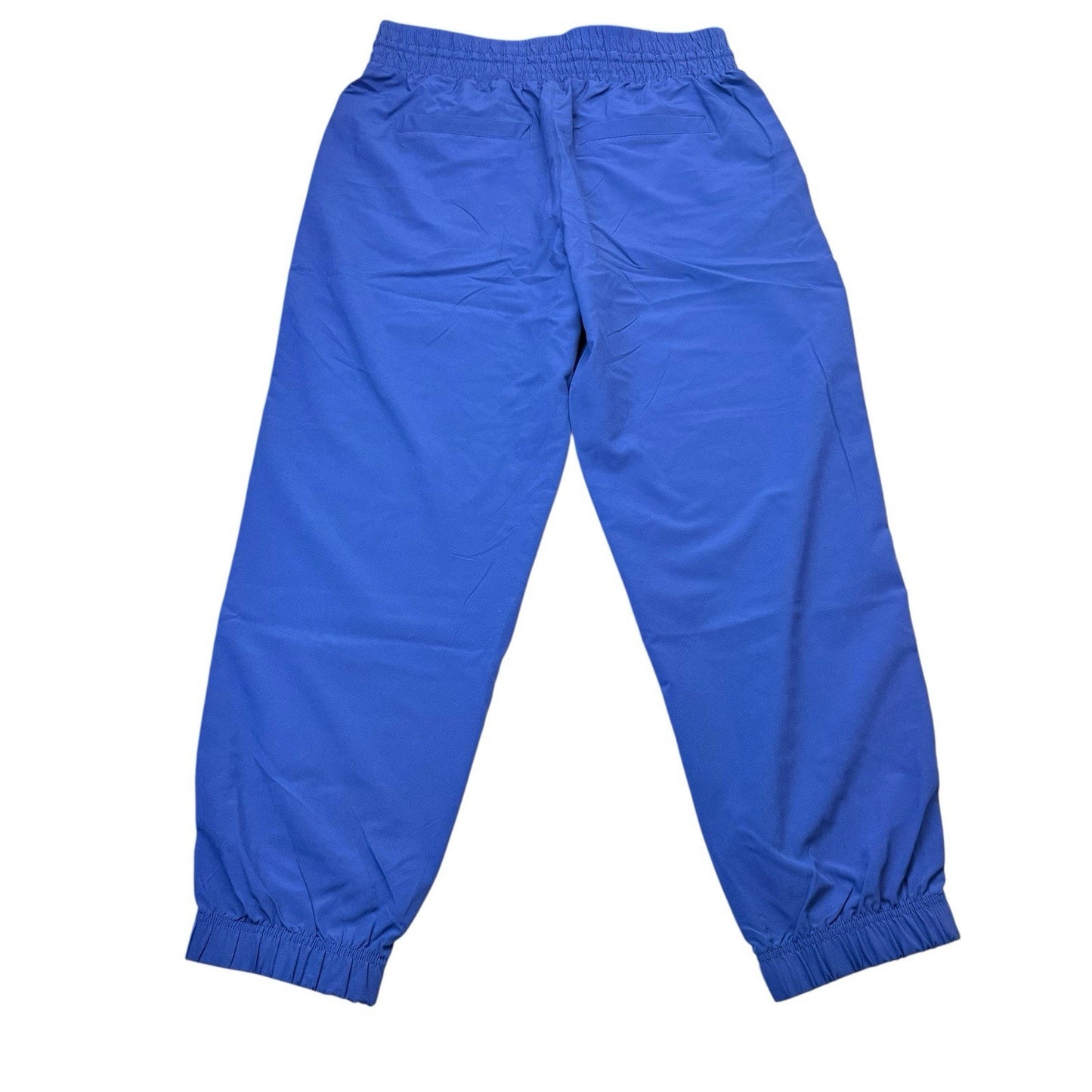 SPANX Jogger Pants L Blue Elastic Waist Stretch Athleisure Women's