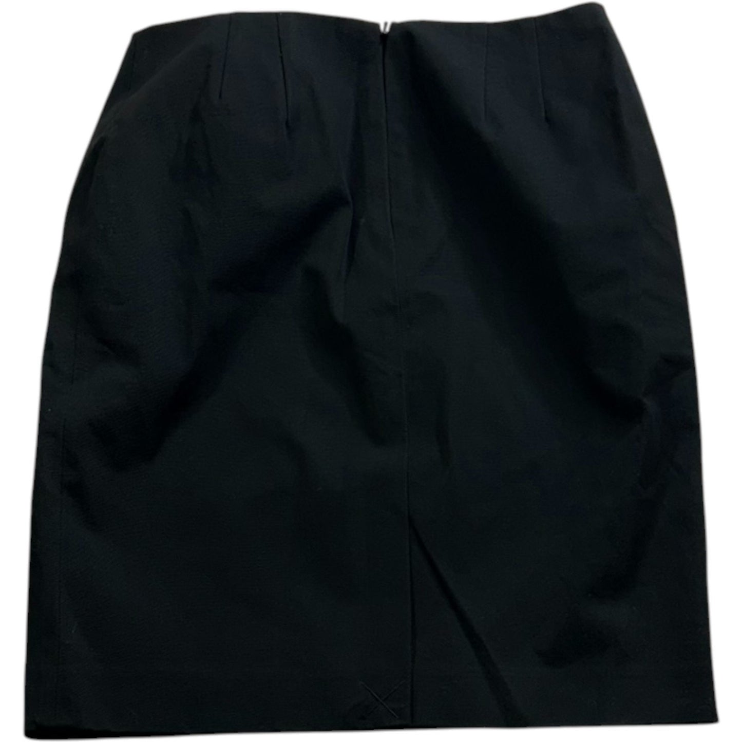 Talbots Petites Black Skirt Size 2P NWT Stretch Cotton Classic Women's