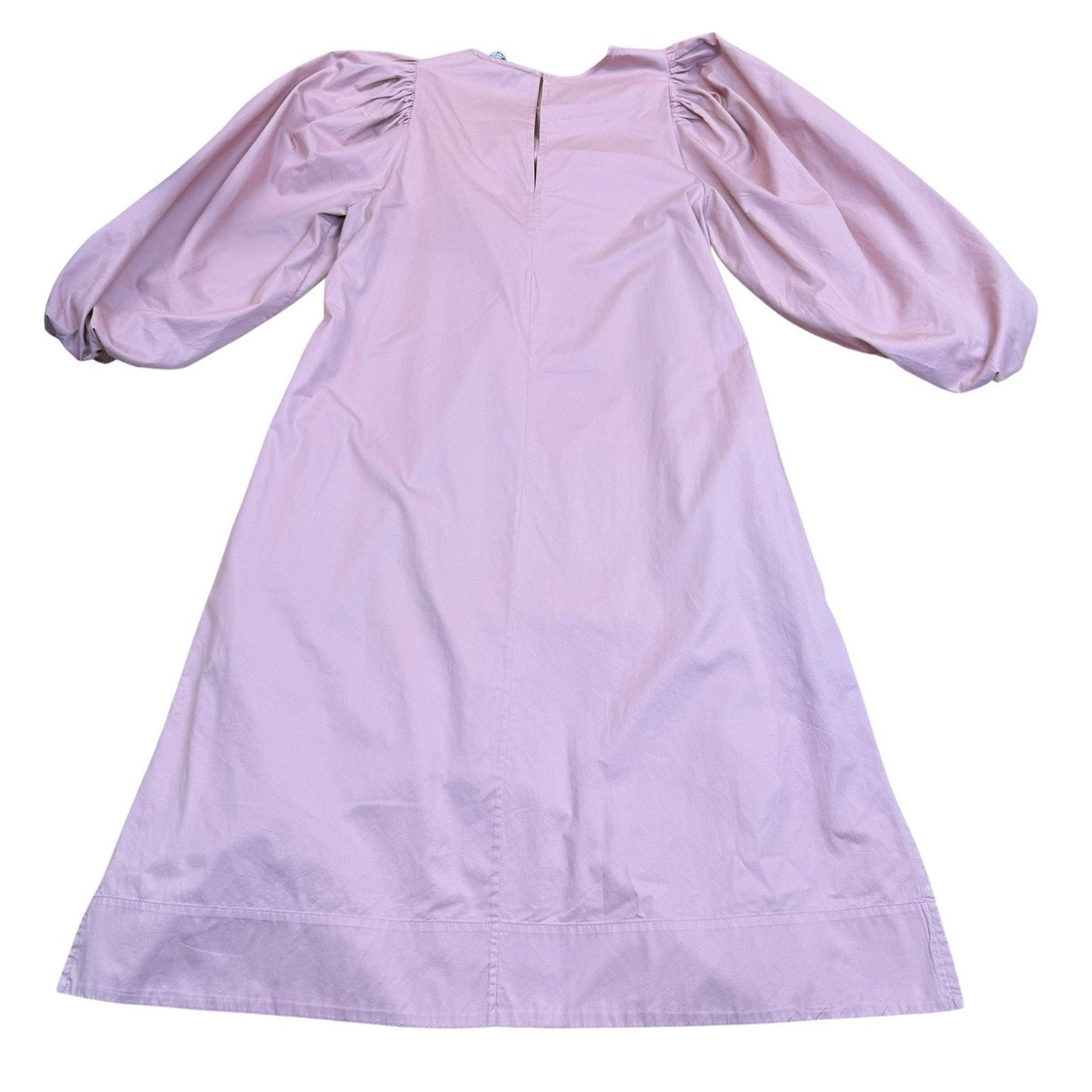 COS Blush Puff Sleeve A-Line Dress US 4 Minimalist Women's