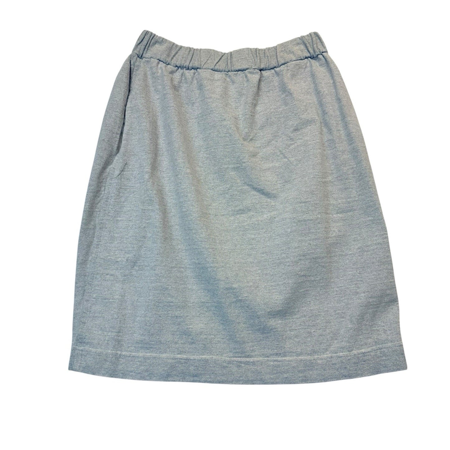 CP Shades Gray Knit Skirt Women's Size M Elastic Waist Casual Minimalist
