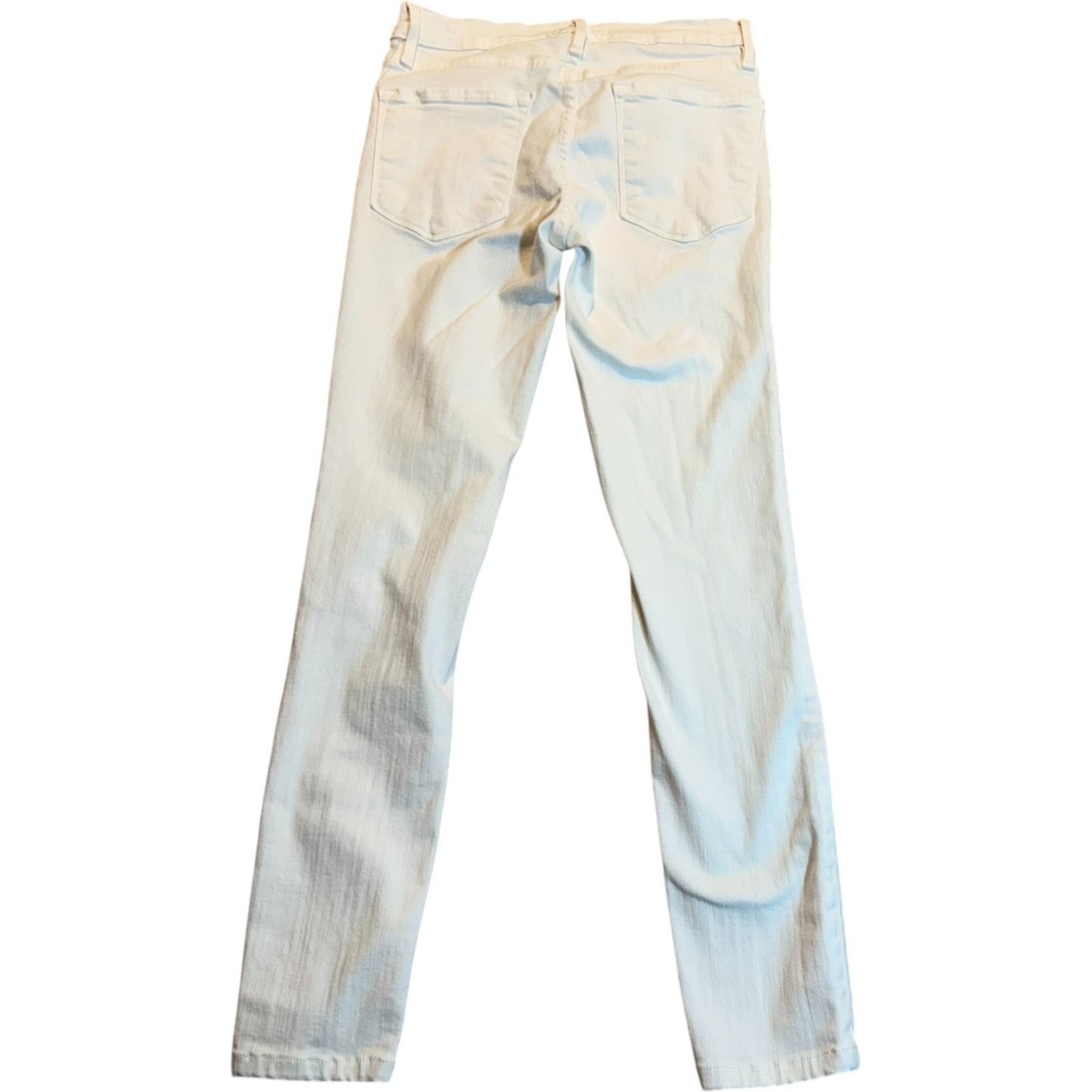 FRAME Denim Women’s Size 27 Le Skinny De Jeanne White Stretch Jeans