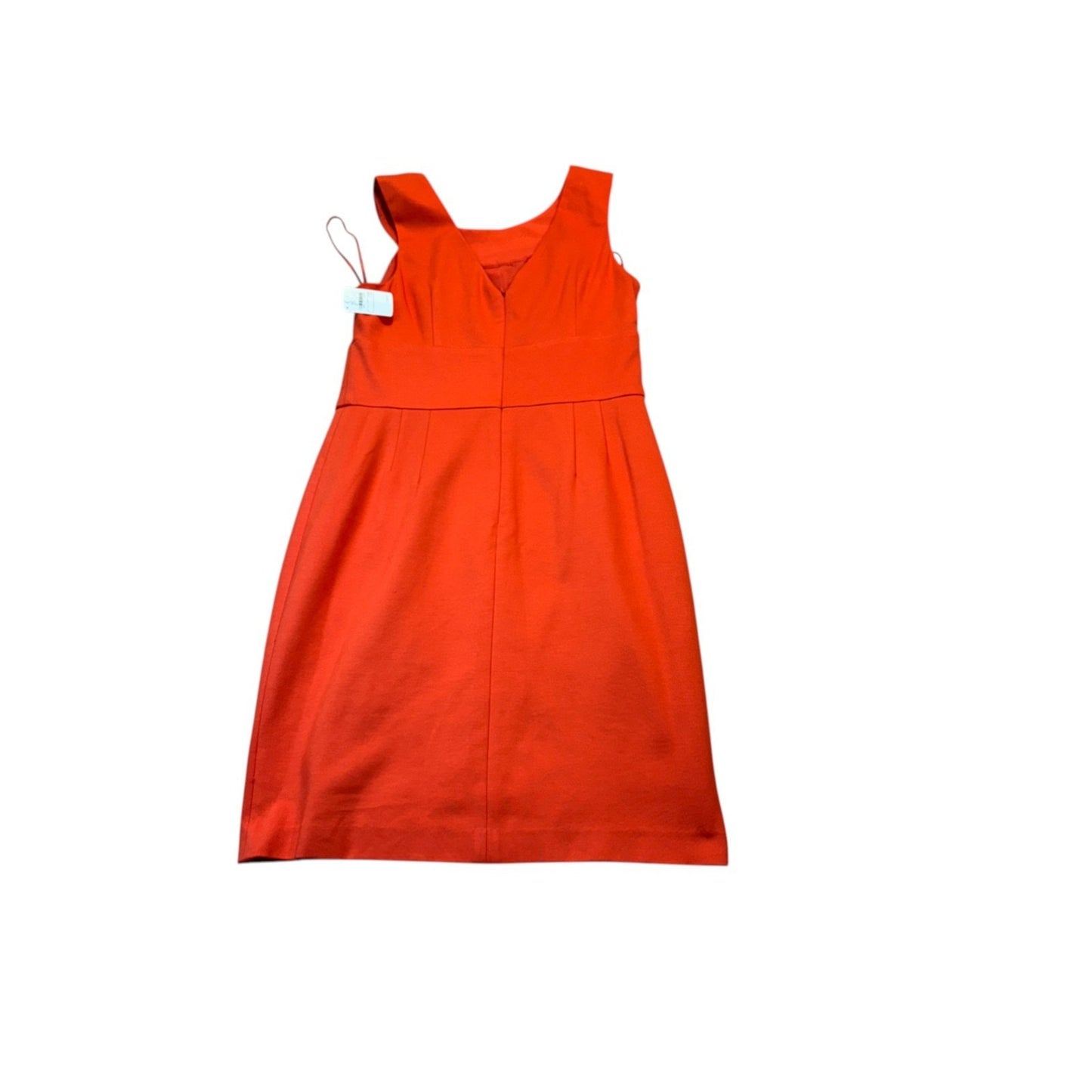 NEW Trinka Turk Women's Size 10 Orange Sleeveless Lined Sheath Dress Women's