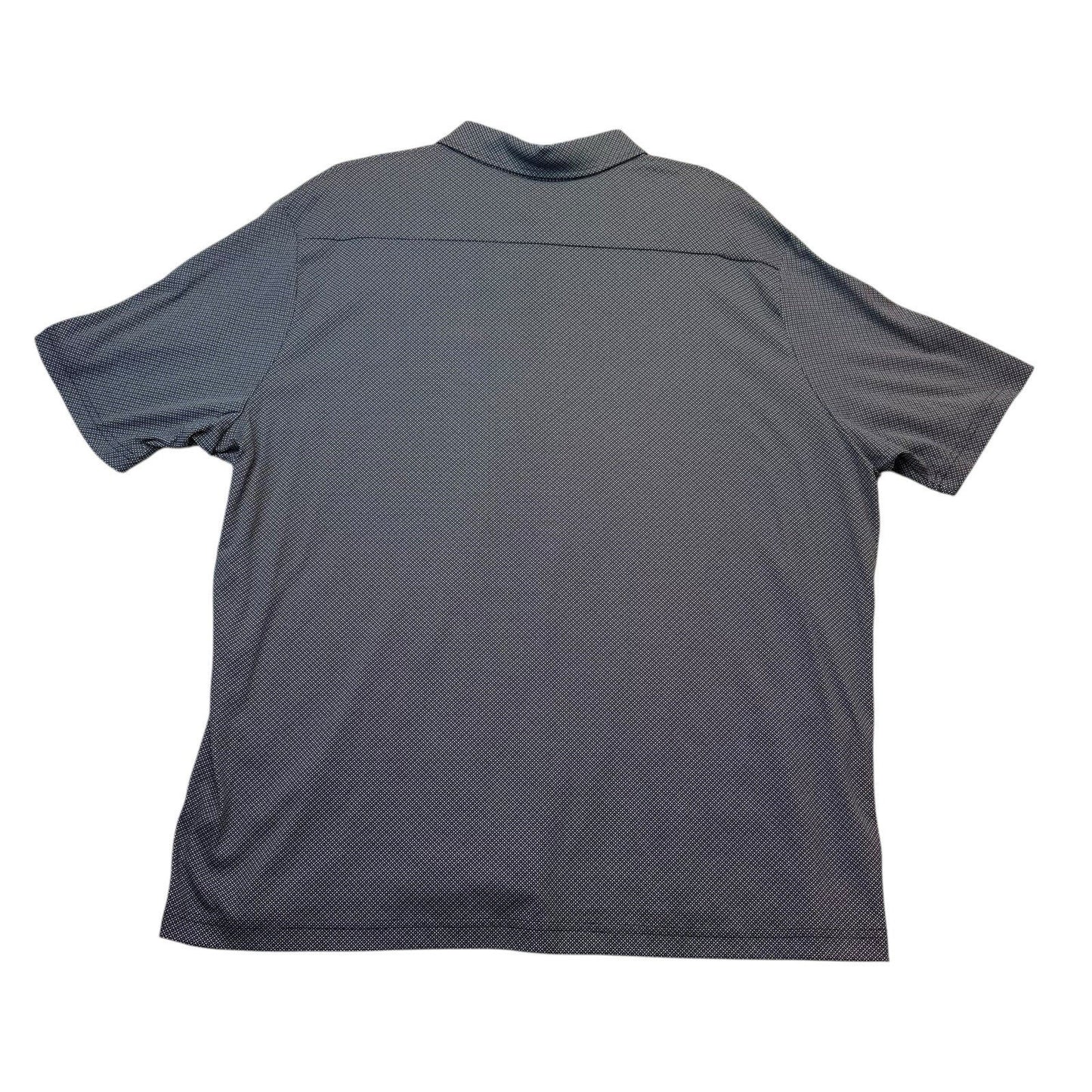 Hart Schaffner Marx Blueprint Shirt XXL NWT HartSoft Luxury Cotton Gray/Black Men's Polo's