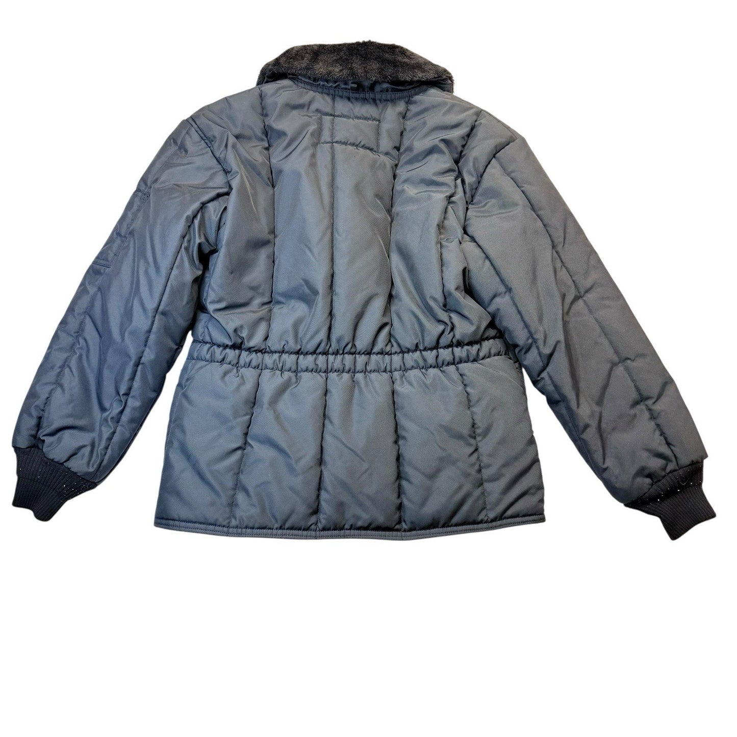 Vintage RefrigiWear Freezer Jacket Fur Collar Insulated Size L Women's