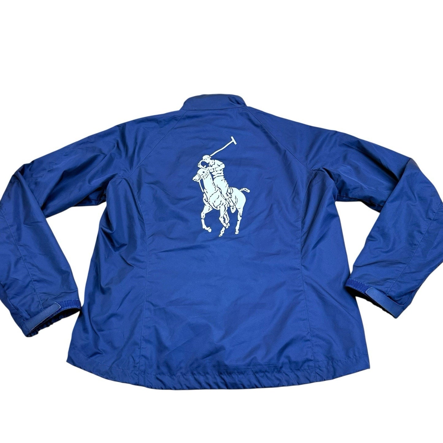 Polo Ralph Lauren RLX US Open Windbreaker Jacket Women's Blue Full Zip M