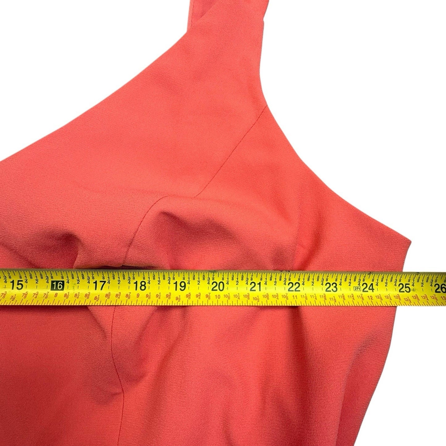 White by Vera Wang Coral Maxi Dress Empire Waist Size 26 Women's