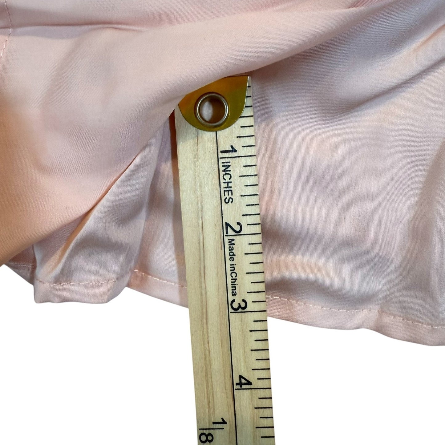 NEW Ettitude Women's Size Large Pink Satin Camisole & Shorts Pajama Set