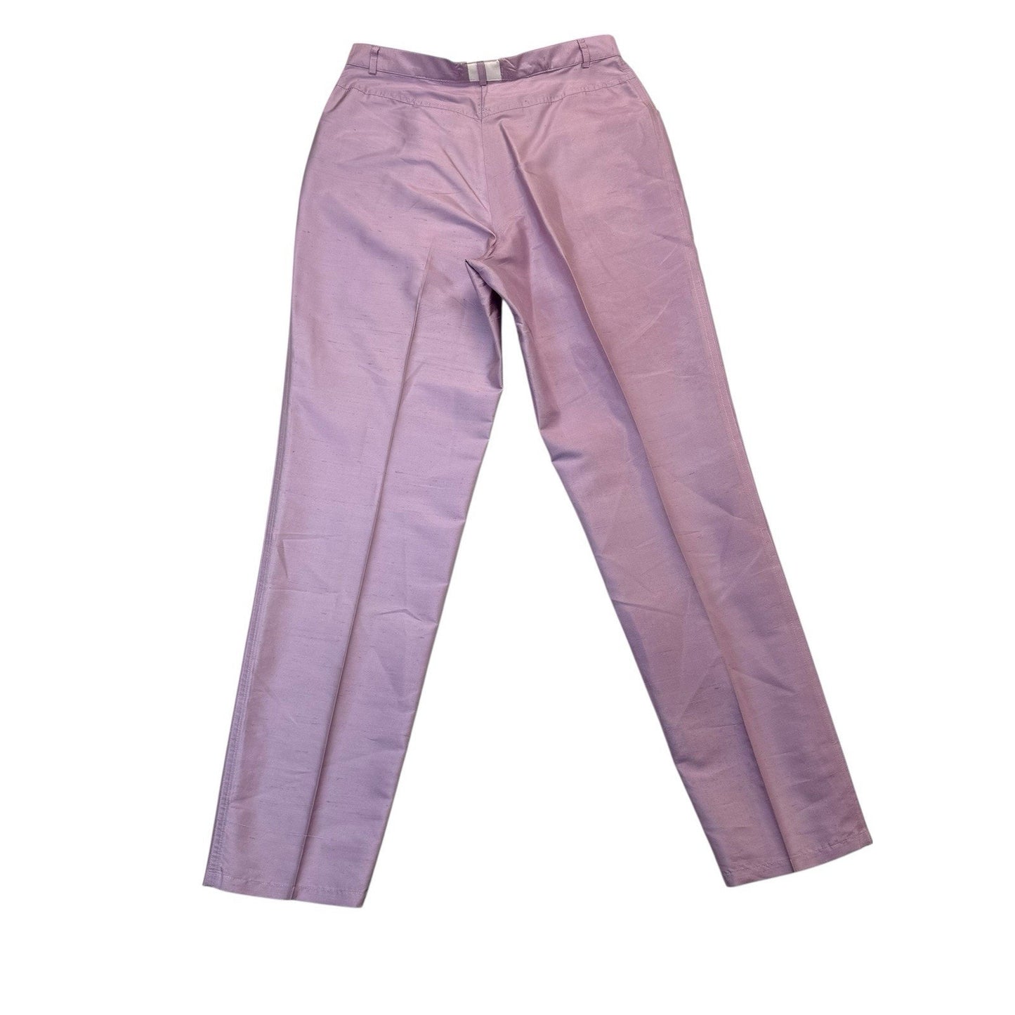 Doncaster 100% Silk Pantsuit Lilac Purple Size 4 Y2K Career Suit Women's