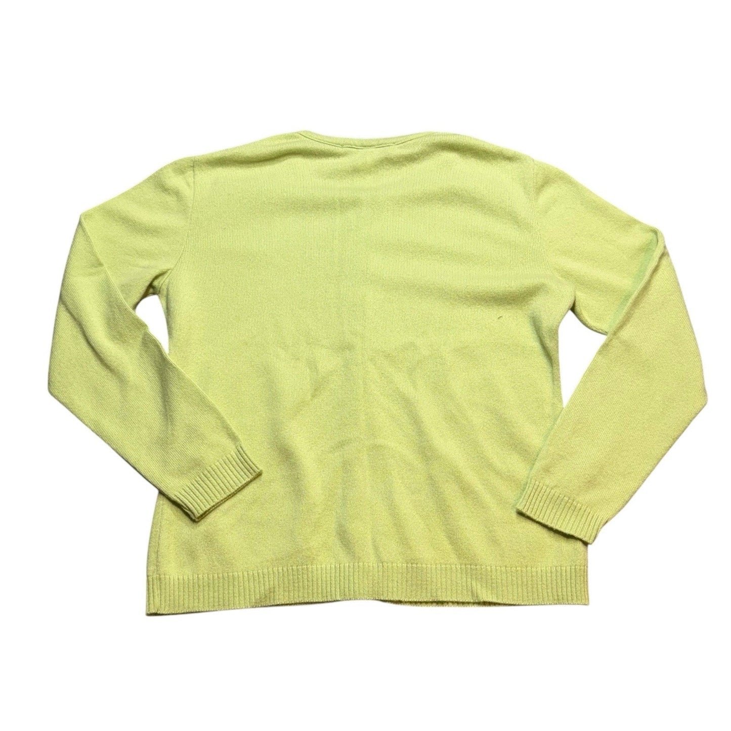 French Rags Women’s Cardigan & Tank Set Size M Green Knit Lightweight Cashmere