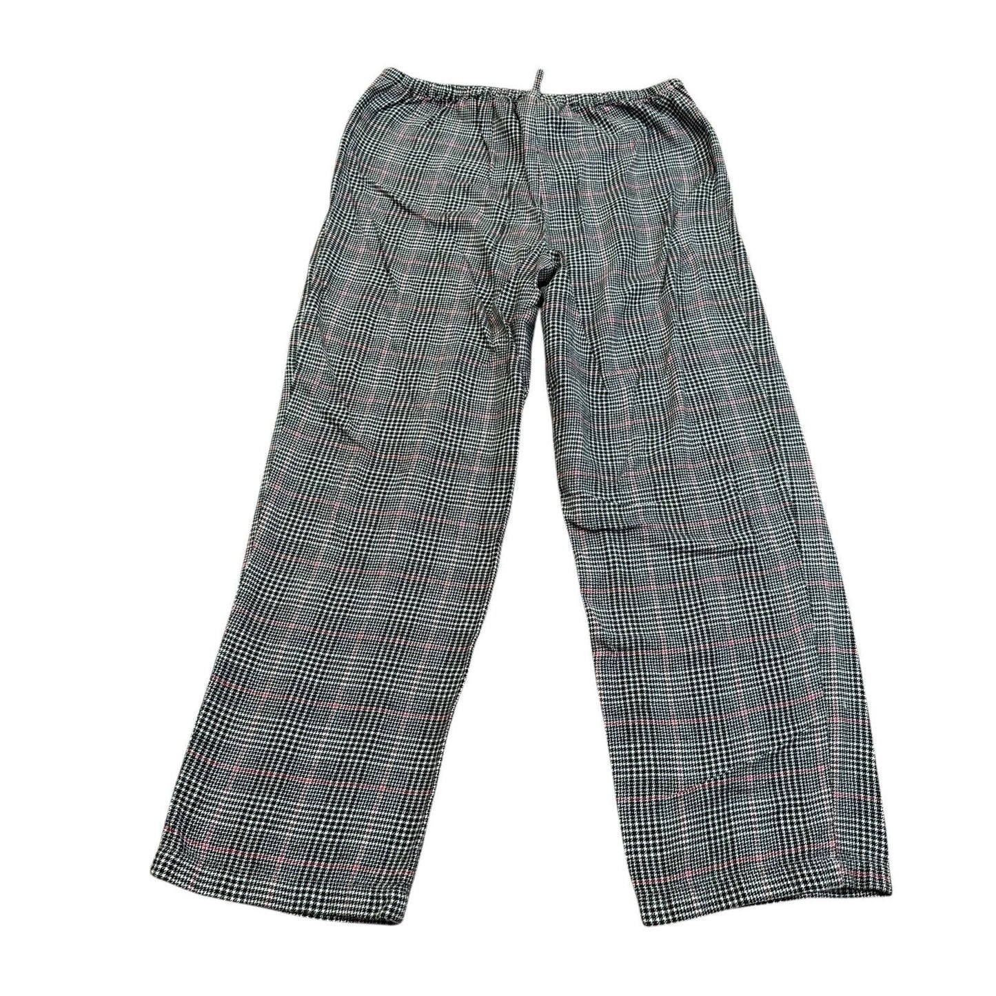 Vintage Ralph Lauren Plaid Trousers Women’s Small Y2K Wide Leg Pants