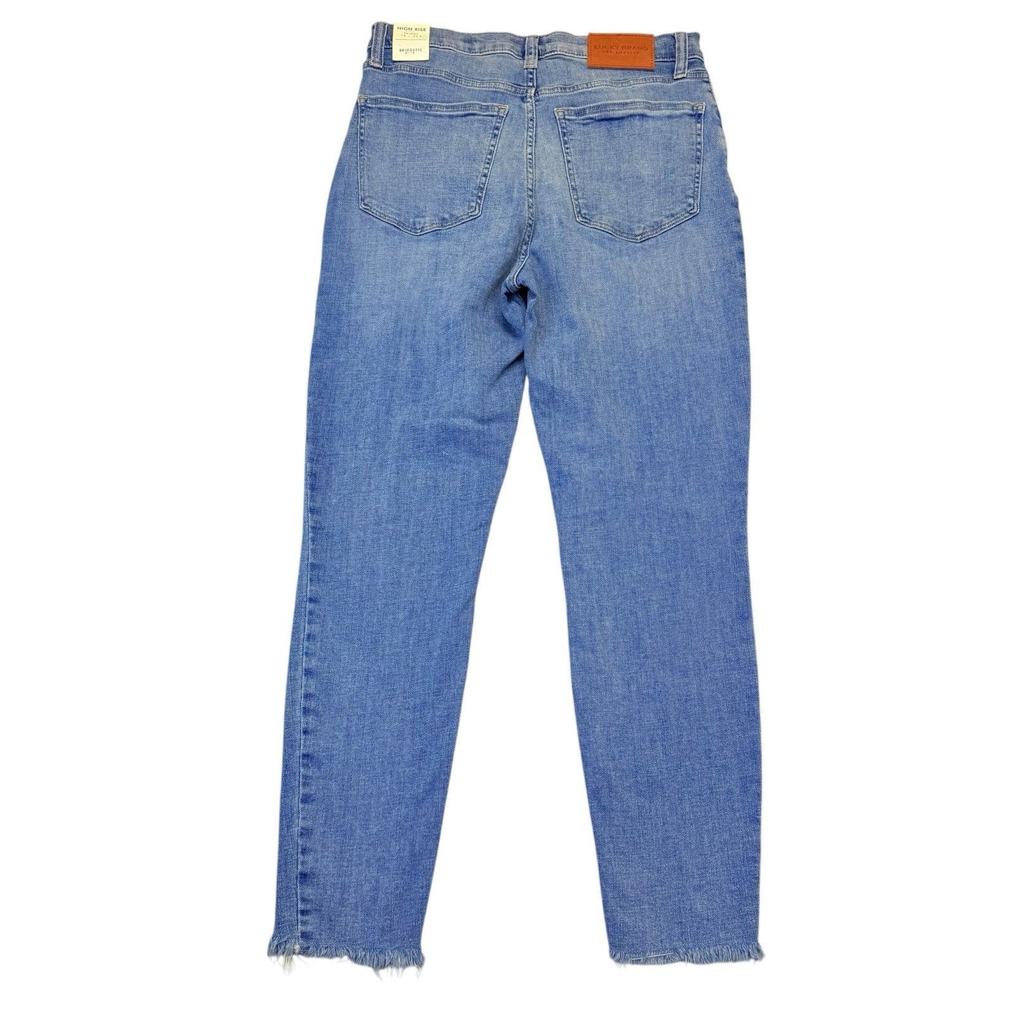 Lucky Brand Bridgette High Rise Skinny Jeans 10/30 Raw Hem NWT Women's