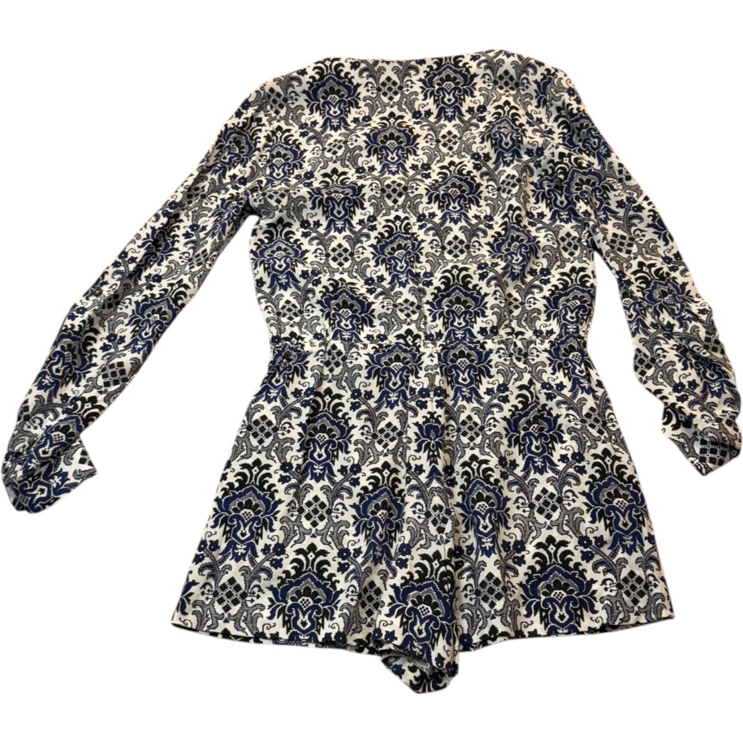Inter Mix Women's Romper Small Long Sleeve Gorgeous Pattern