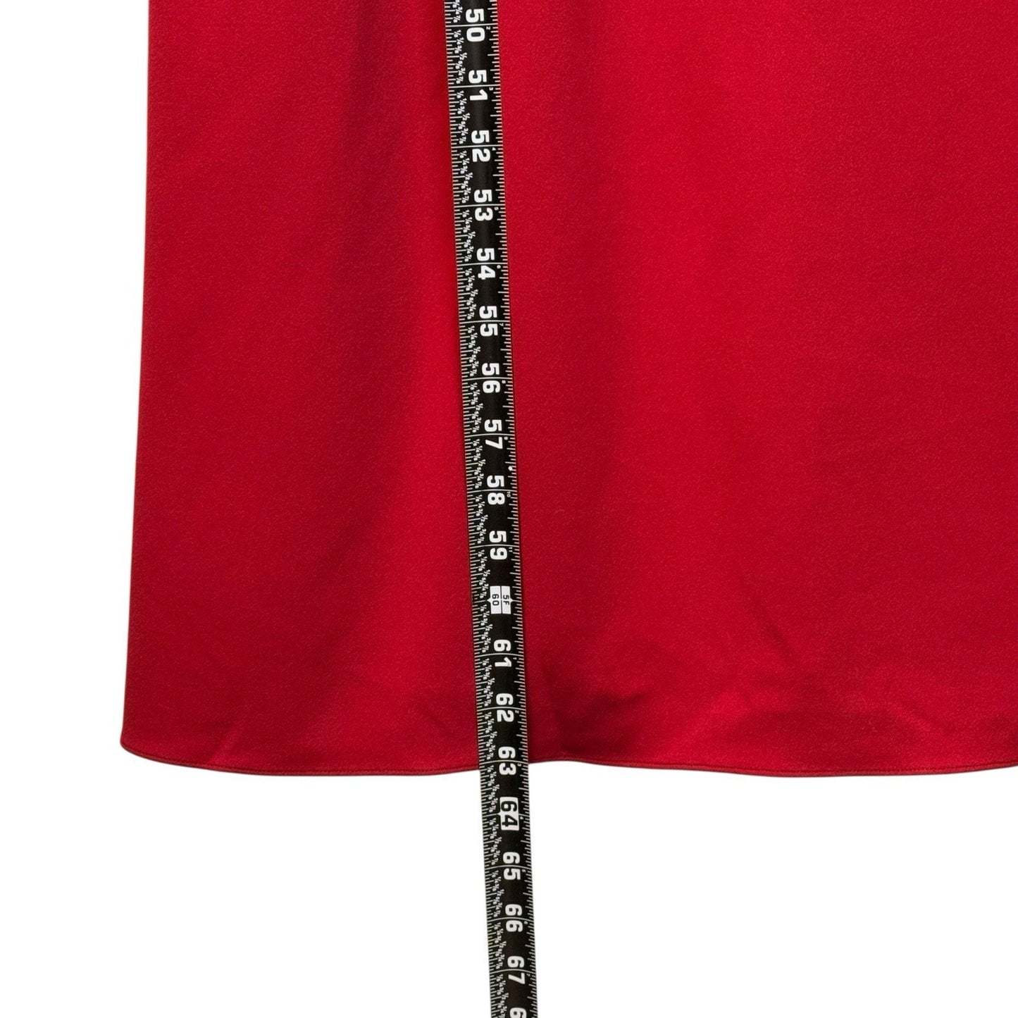 Women's DB Studio Red Midi Dress 26W Plus Ruffle V-Neck Spaghetti Strap NWT
