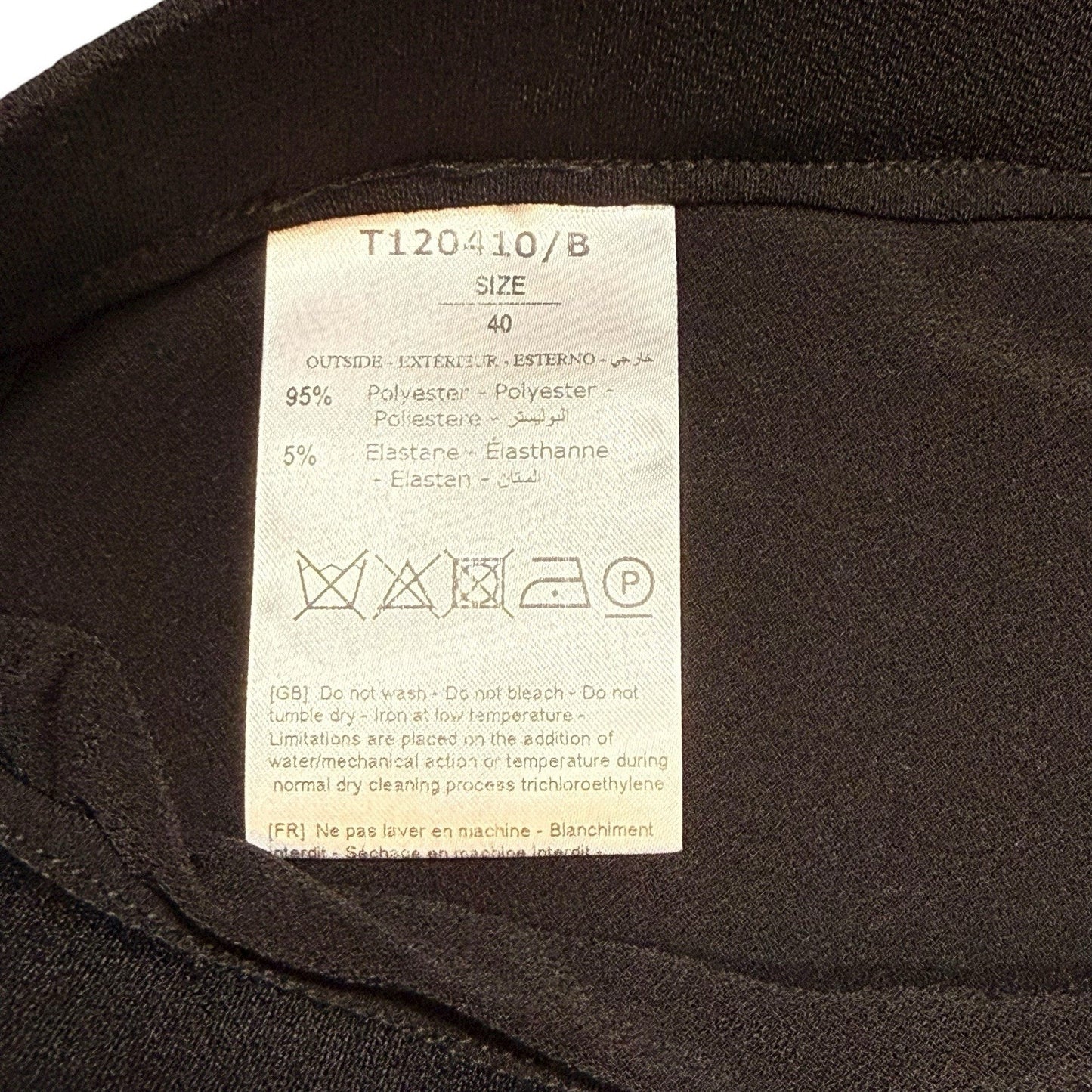 The Andamane Women’s Black Flared Pants Size 4/26 High Waist Stretch Trousers