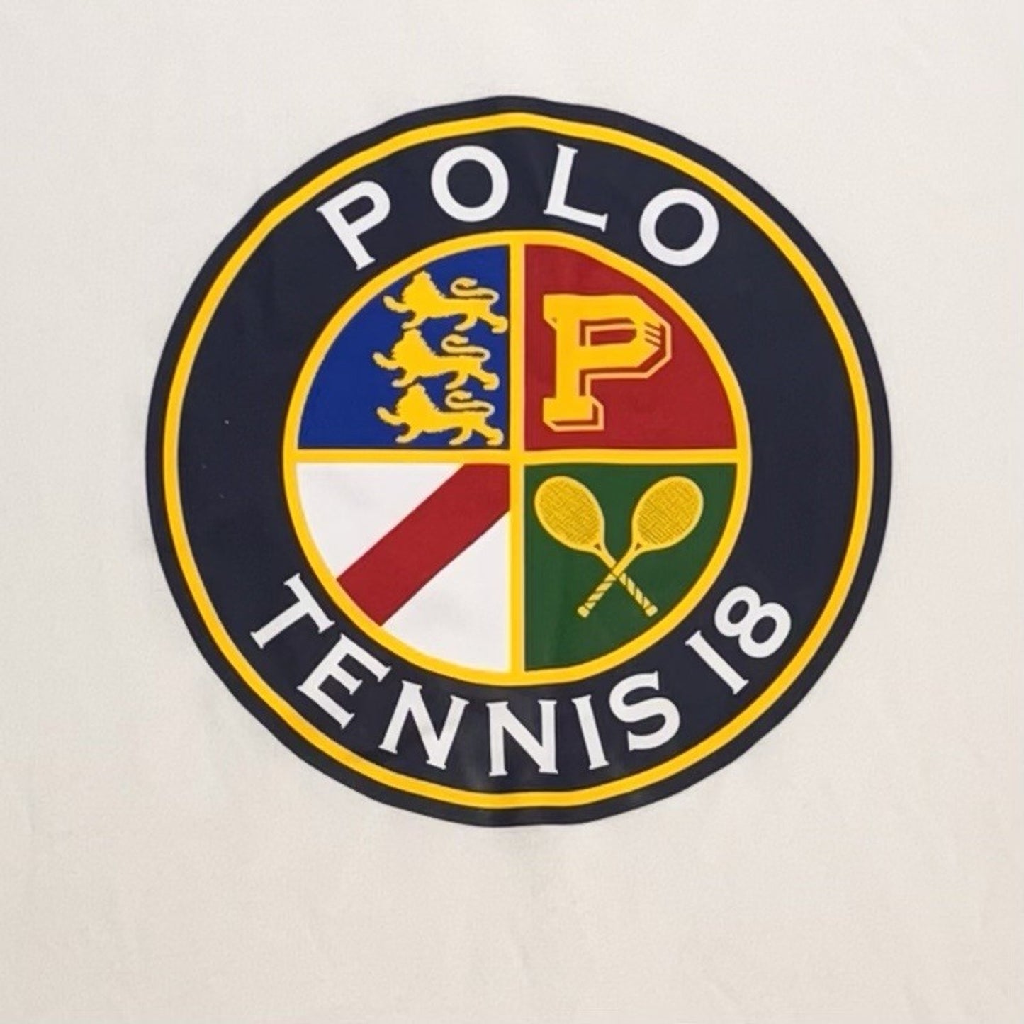 Polo Ralph Lauren Tennis 18 U.S. Open T-Shirt Small White Performance Logo Men's