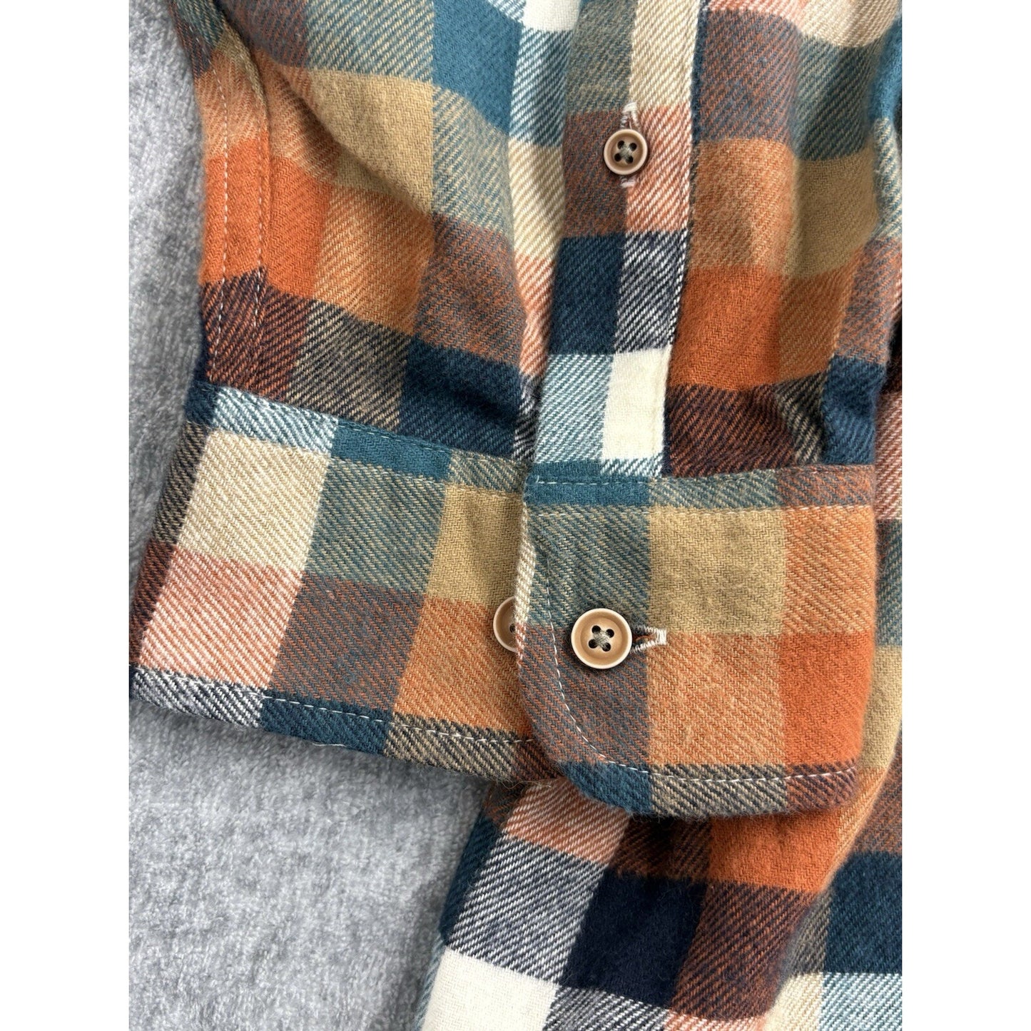 NWT's ROWM Portuguese Button Down Multi Men's Orange, Blue, White 4XB $89.50