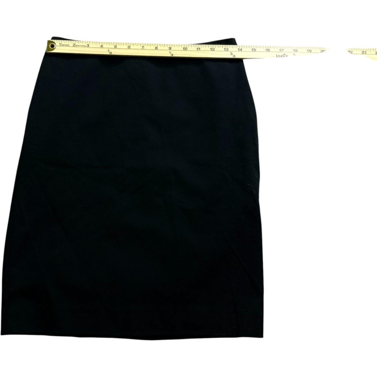 Talbots Petites Black Skirt Size 2P NWT Stretch Cotton Classic Women's