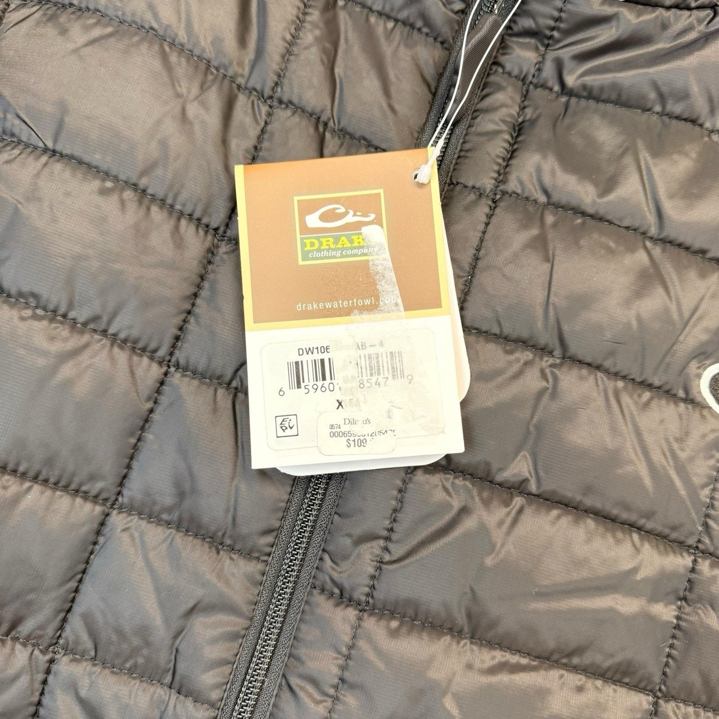 Drake Quilted Insulated Vests Men’s NWT Black Outdoor Hunting XL 2XL