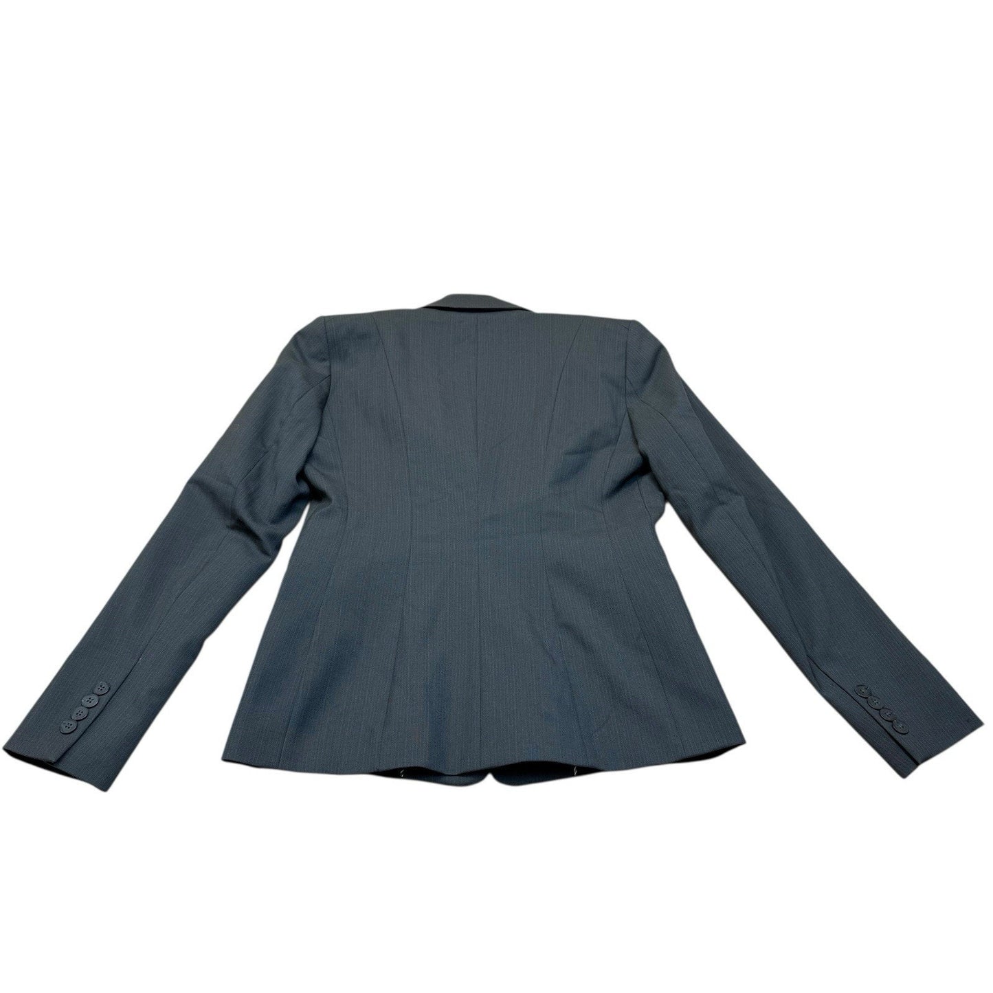 Vintage Anne Klein II Skirt Suit Women's 2 Tailored Blazer Pencil Skirt Gray 90s