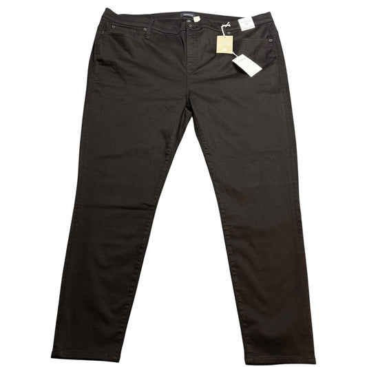J.Crew Jeans Women’s Size 31 Tall Black Slim Straight Stretch Denim NWT