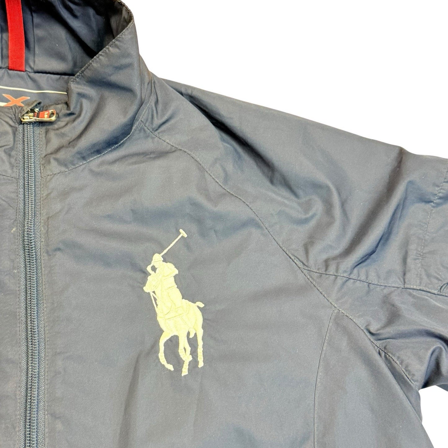 Polo Ralph Lauren RLX US Open Windbreaker Jacket Women's Blue Full Zip M