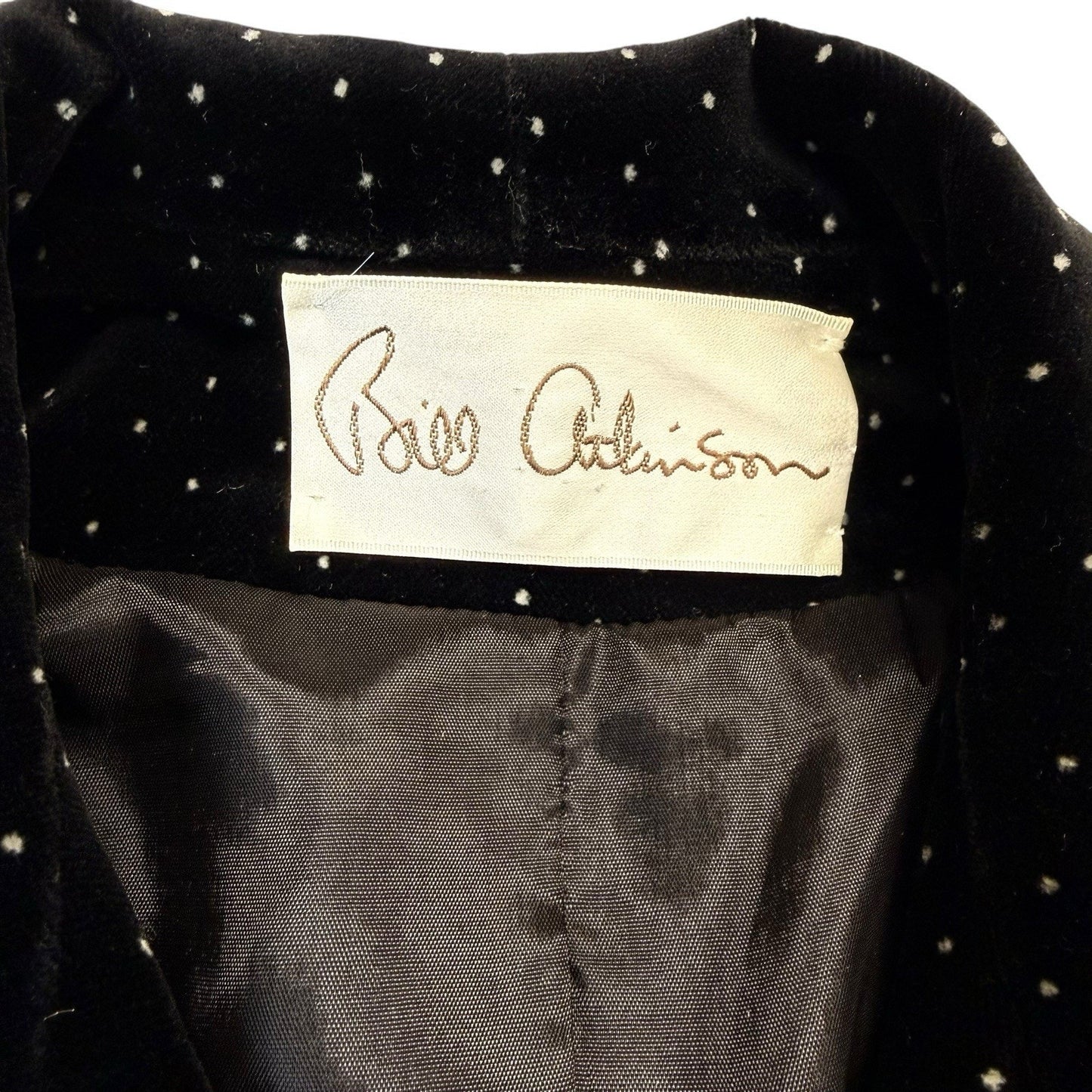 Bill Atkinson Women's Paisley Blazer Jacket Black Size 6 Vintage Y2K