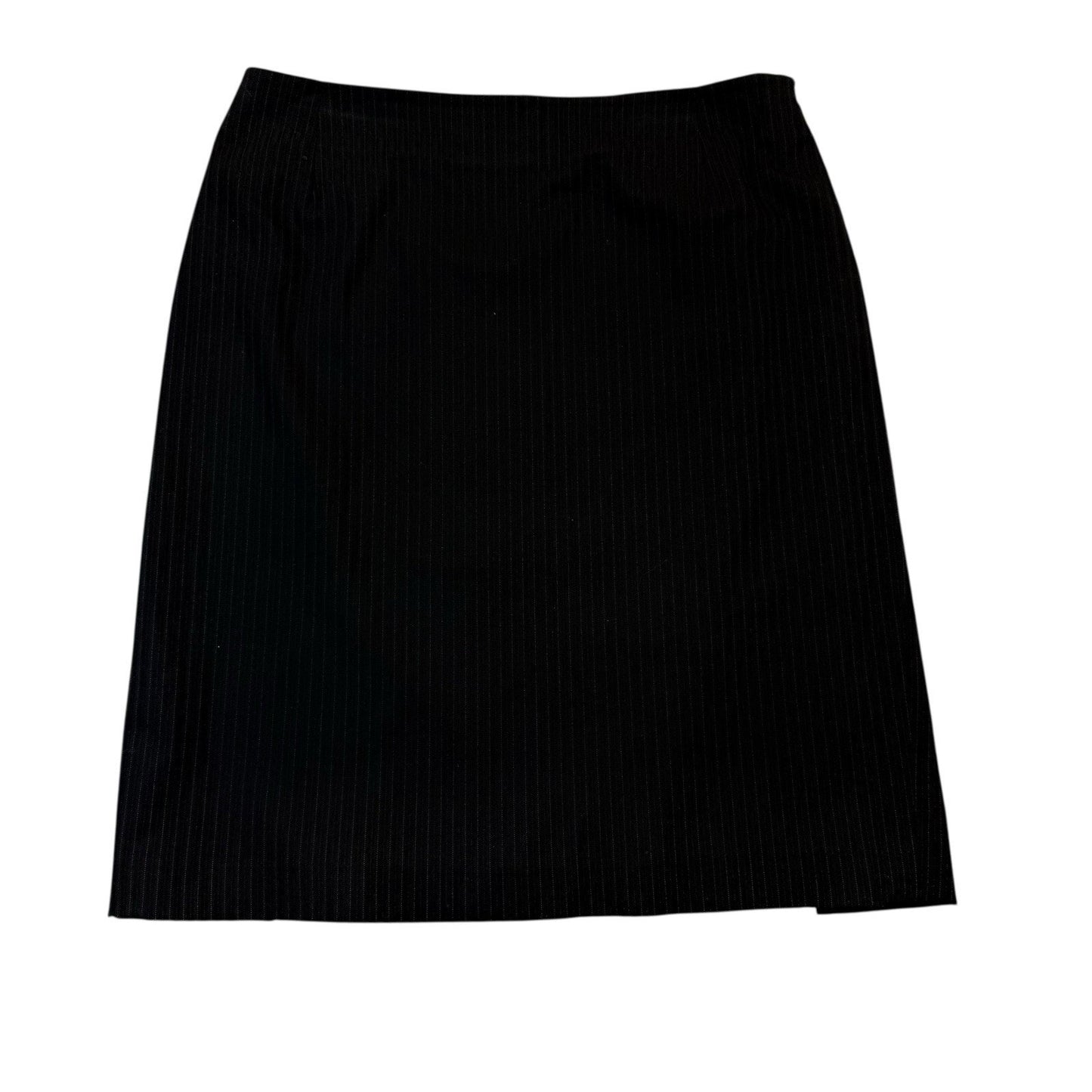 Vintage Garfield & Marks Women’s Size 16 Black Pinstripe Skirt Suit USA Made