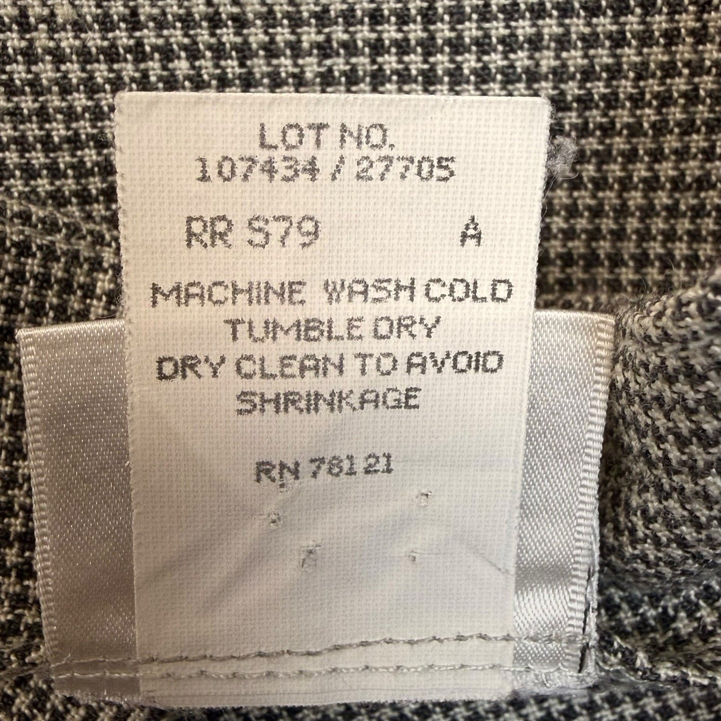 Women's Vintage Eileen Fisher Linen Rayon Shirt Skirt Set Gray Made Canada S