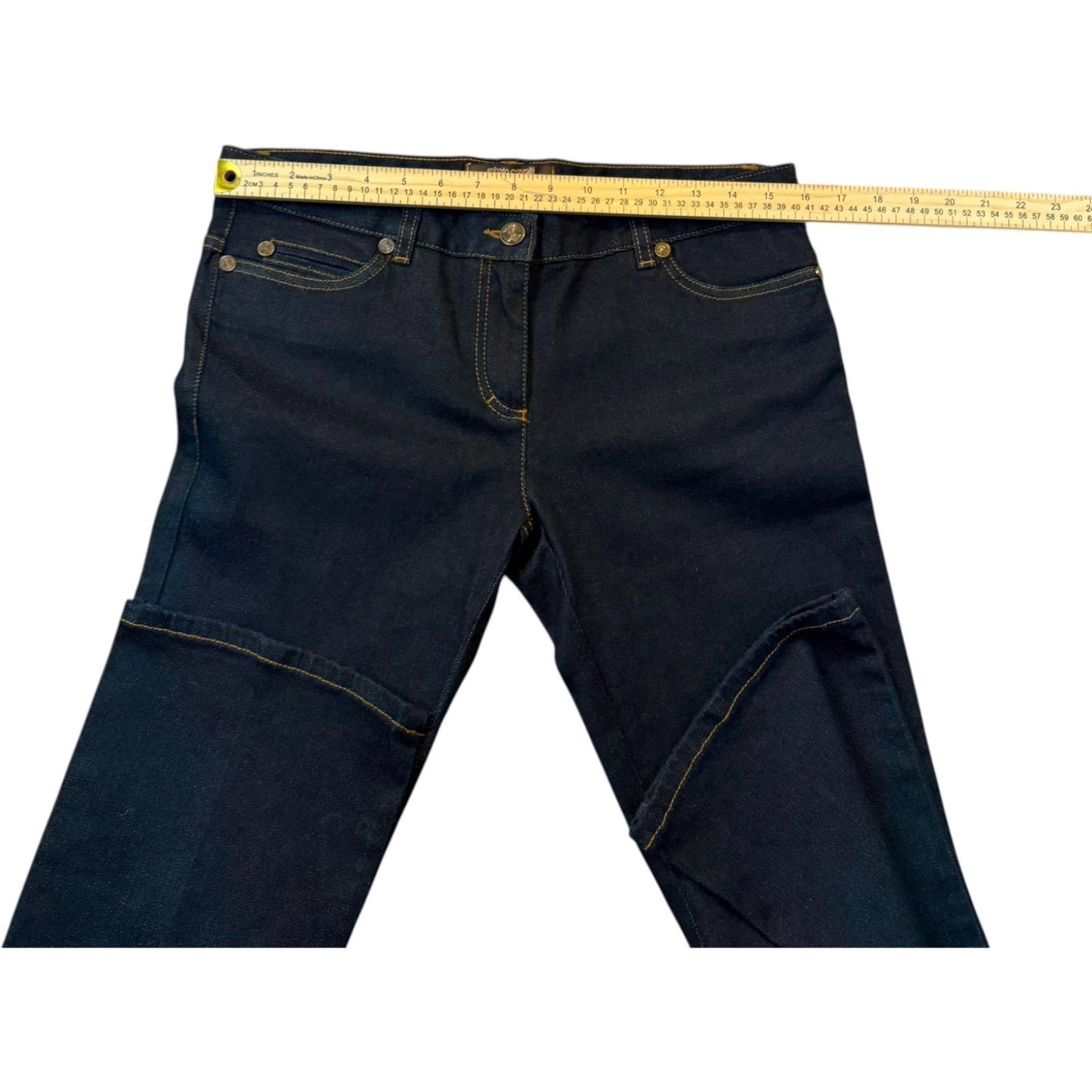 NEW Roberto Cavalli Women's Size 44 Blue Denim Jeans Made in Italy