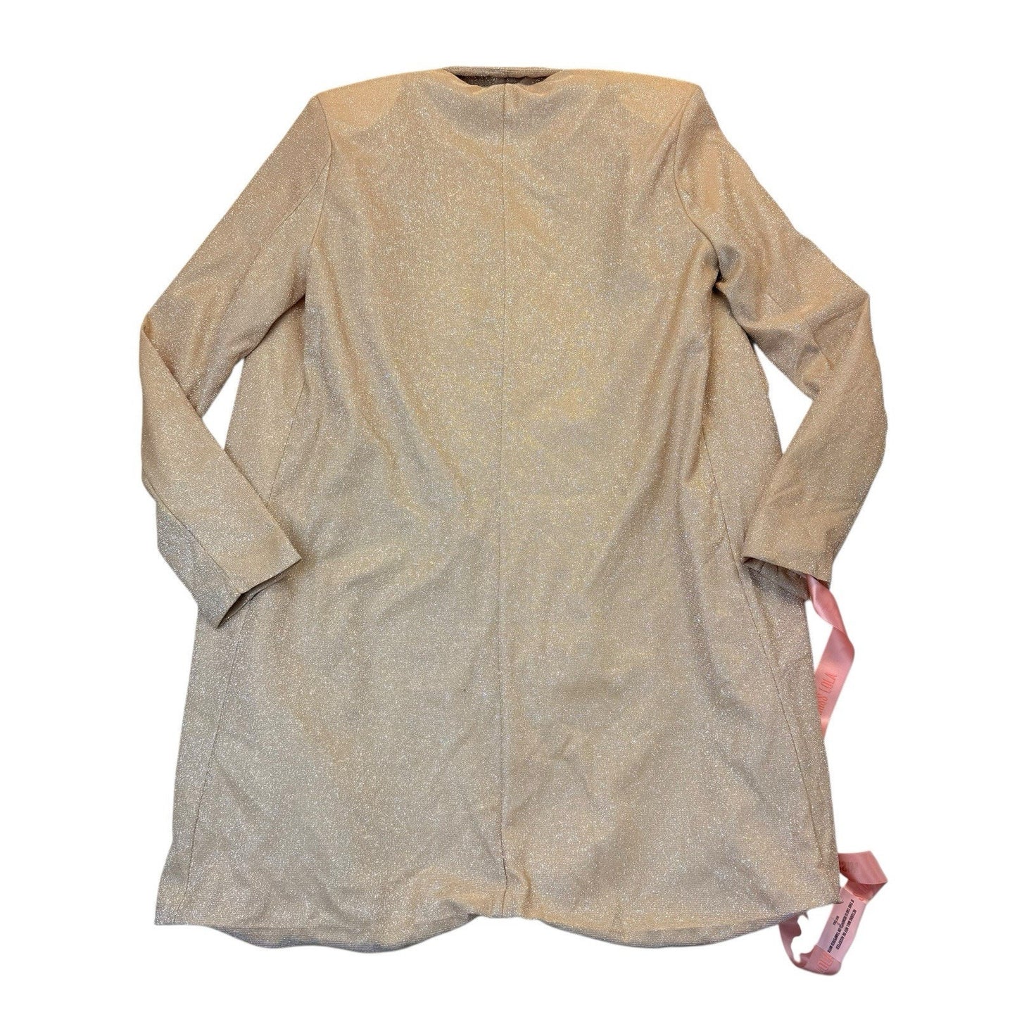 Miss Lola Gold Shimmer Blazer & Mini Dress Set NWT Size S Women's SET