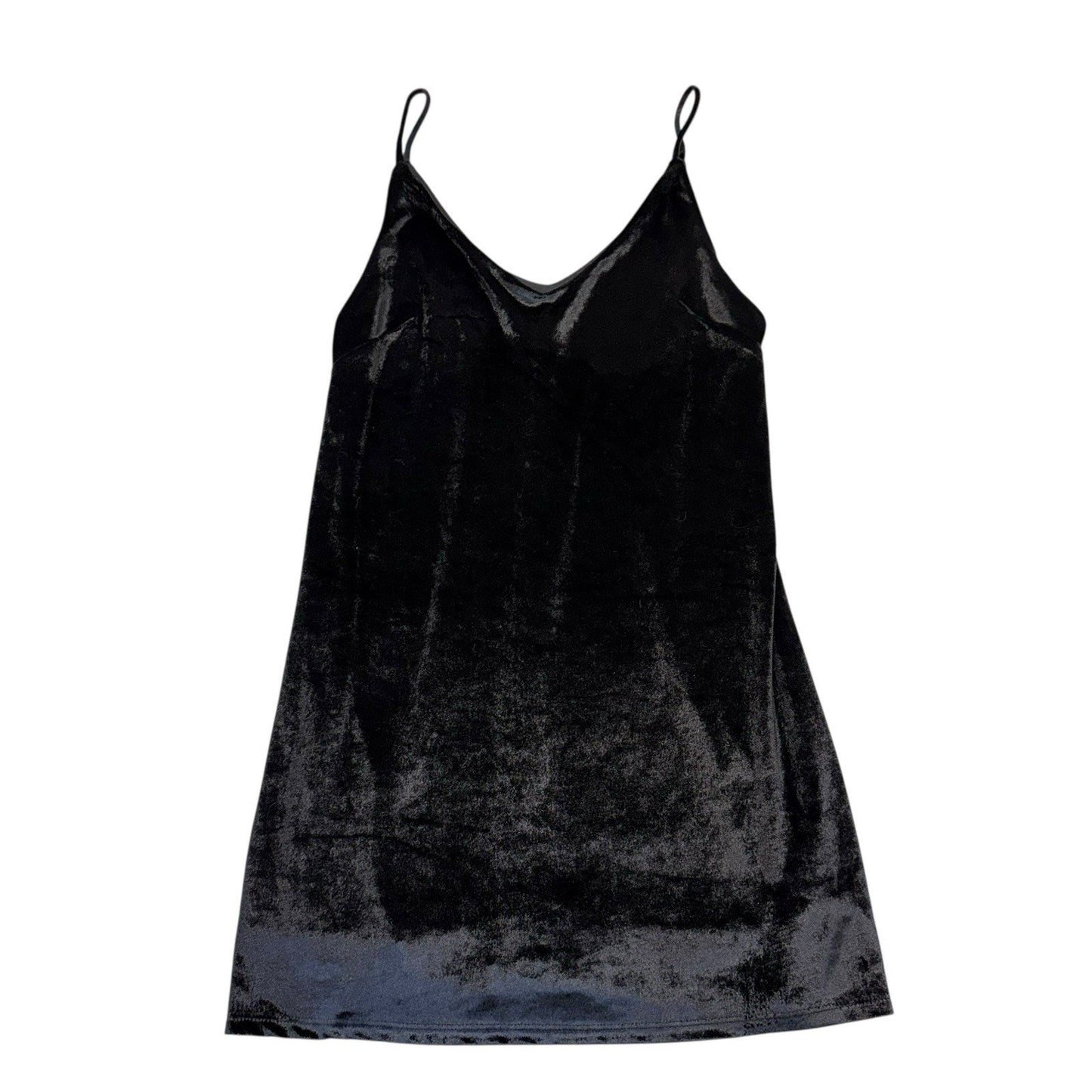 Kalani Hilliker for Alyce Paris Black Velvet Slip Dress XS Women's
