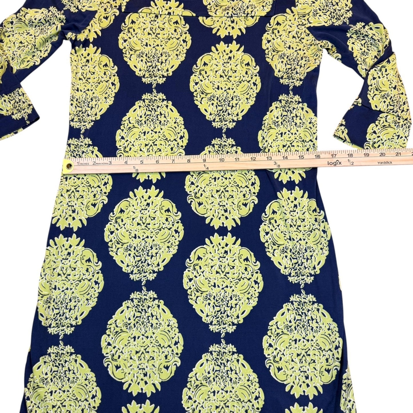 Lilly Pulitzer Women's Size 10 Pull-On Shift Dress Square Neckline 100% Silk