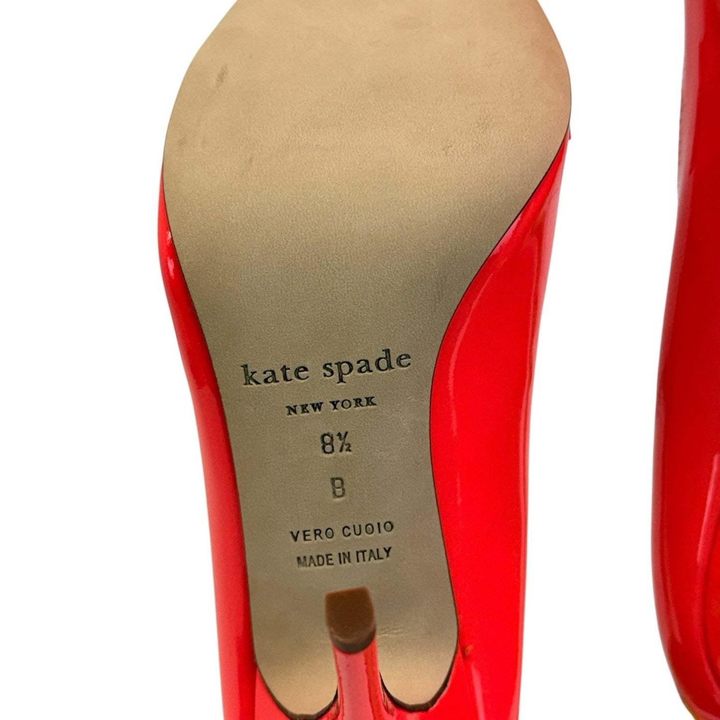 Women's Kate Spade Lilia Geranium Patent Bow Pumps/Heels/Shoes 8.5 M NIB S1041544