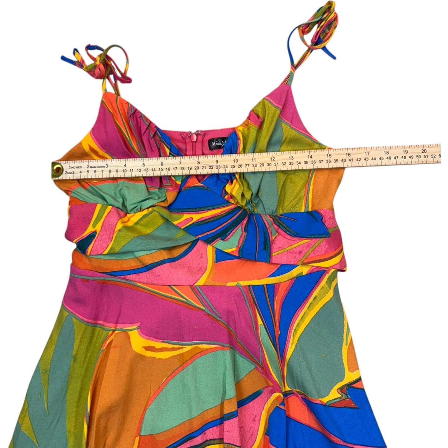 NEW Midnight Doll Women's Size XL Sleeveless Fit & Flare Dress 100% Rayon Blouse
