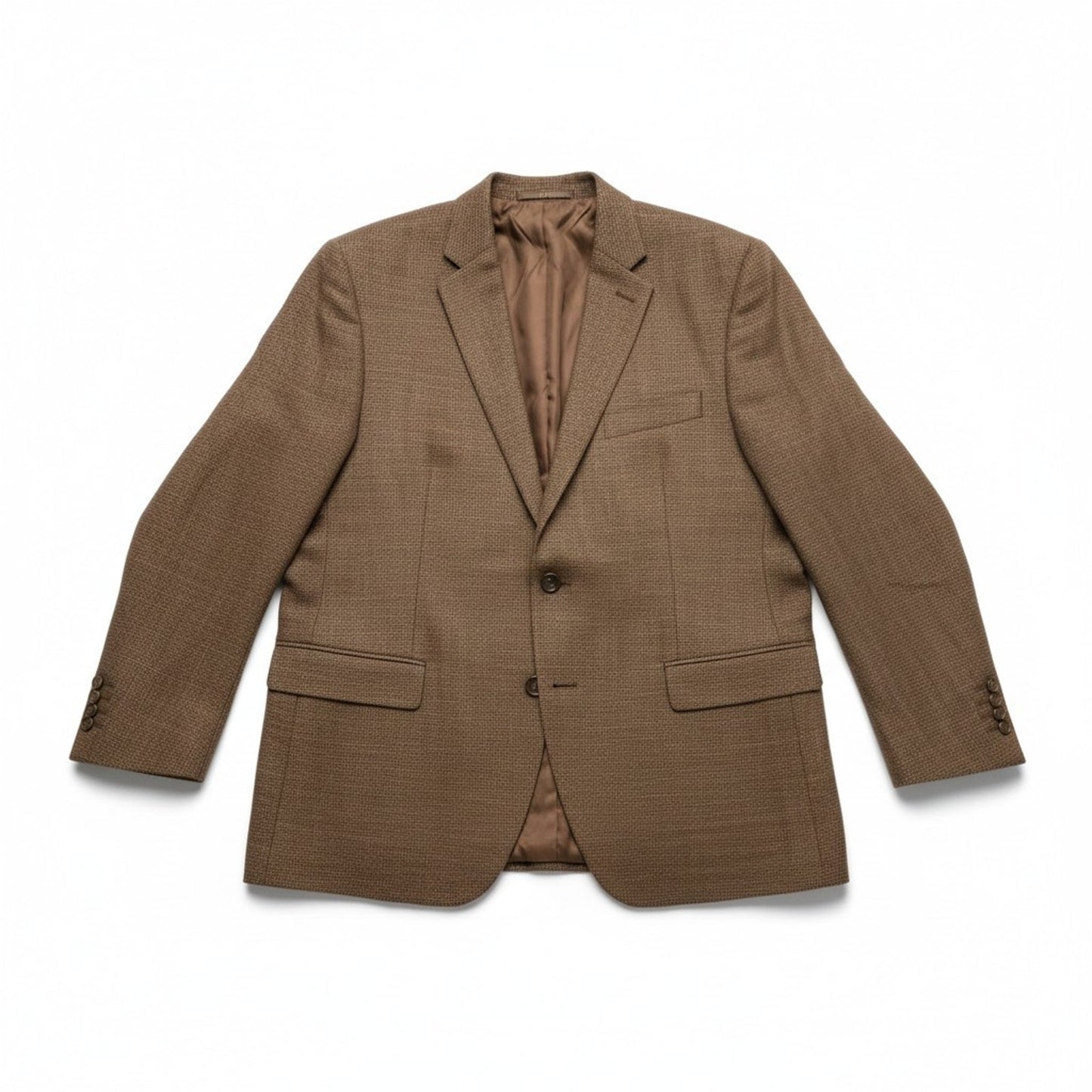 Ralph Lauren Men’s 50R Brown Wool Sport Coats Blazer Made in Canada