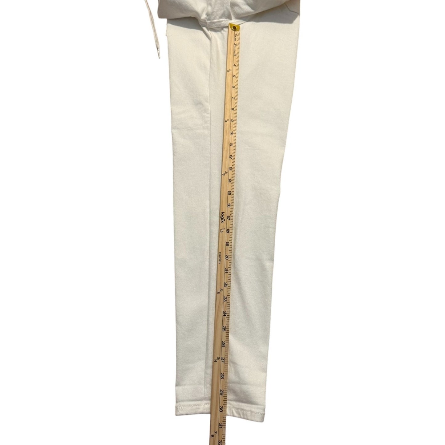 Judy Blue High Waist White Jeans Women’s Sz 5/27 Slim Straight Stretch Denim NWT