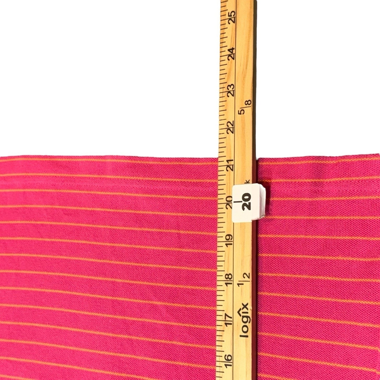 Lacoste Pink Orange Stripe Blouse Sleeve Polo Shirt Women’s Size 36 Cotton