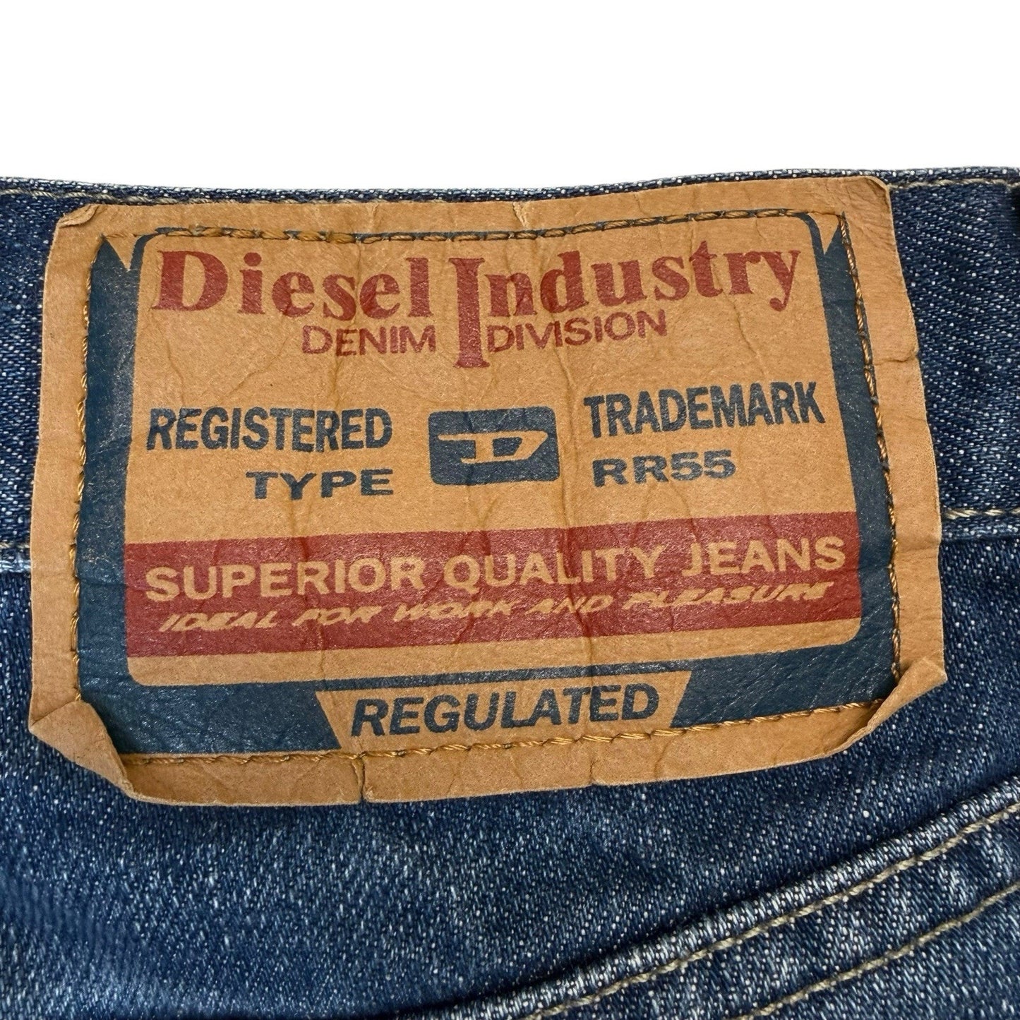 Diesel Industry Women's Bootcut Jeans Size 28 Made in Italy Y2K Denim
