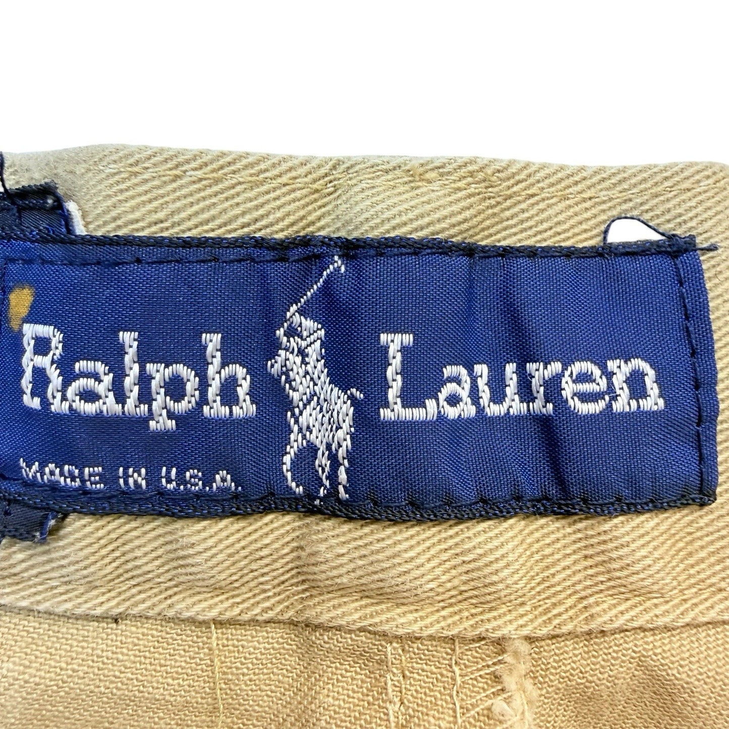 Vintage Polo Ralph Lauren Khaki Shorts Women's 6 USA Pleated Pony