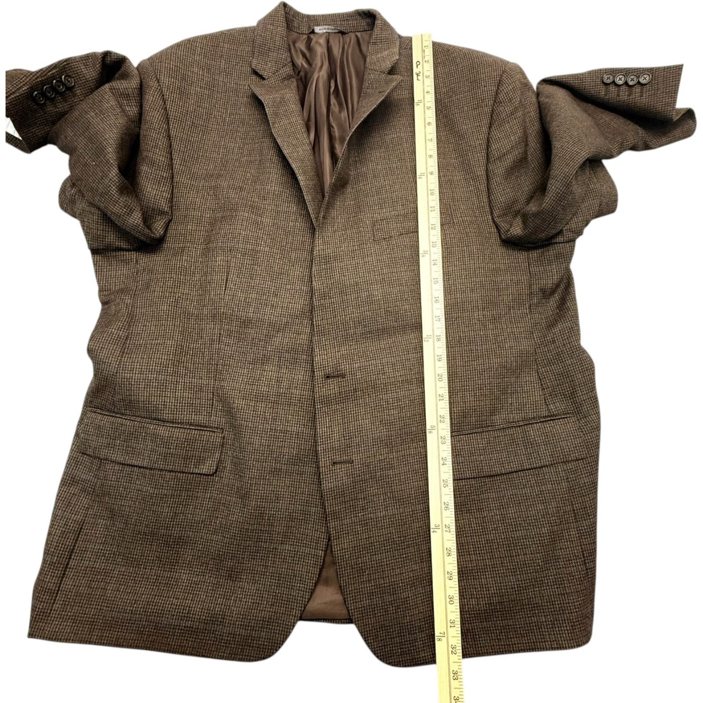 Ralph Lauren Men’s 50R Brown Wool Sport Coats Blazer Made in Canada