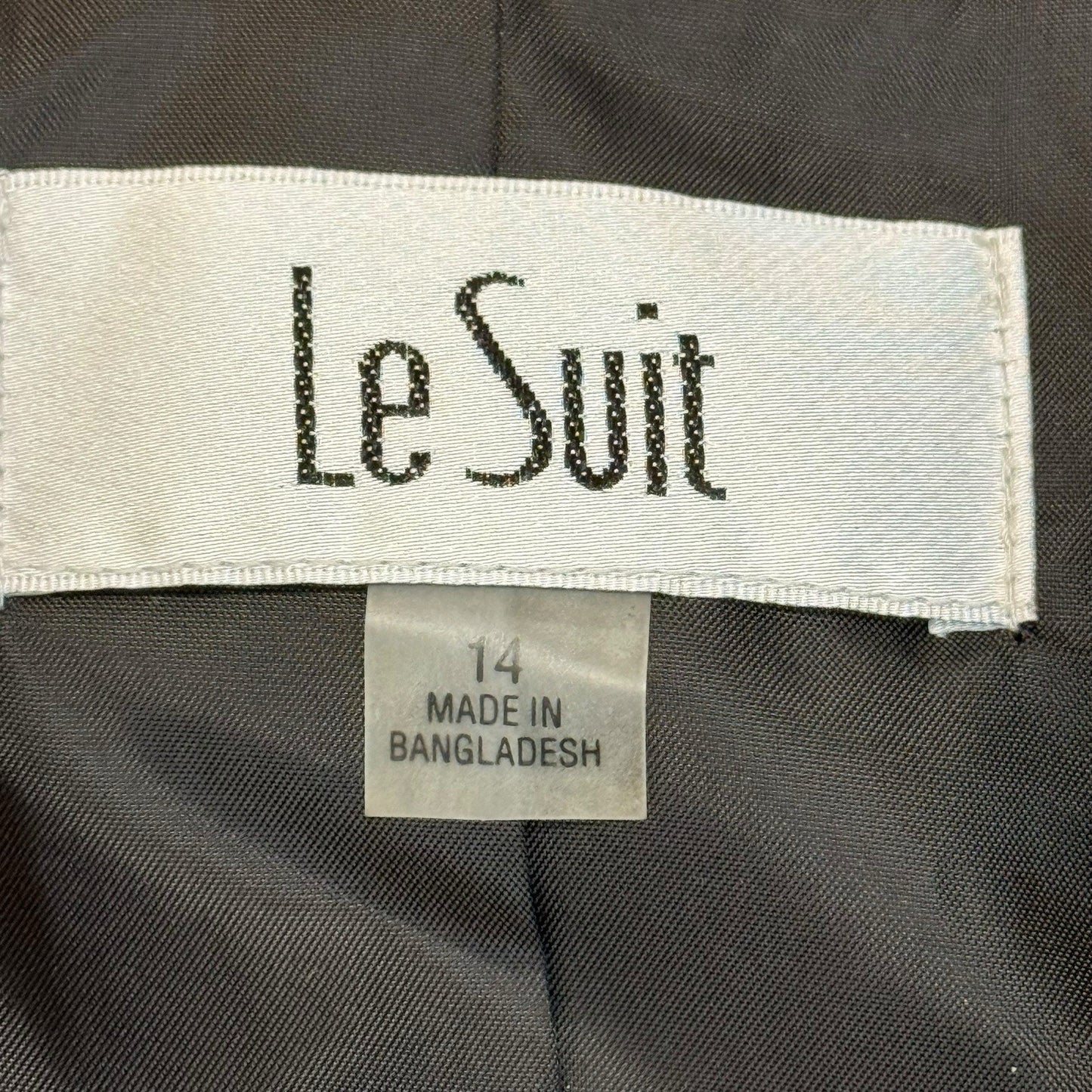 Le Suit Women’s Black Skirt Suit, Set | Size 14 | Career / Business