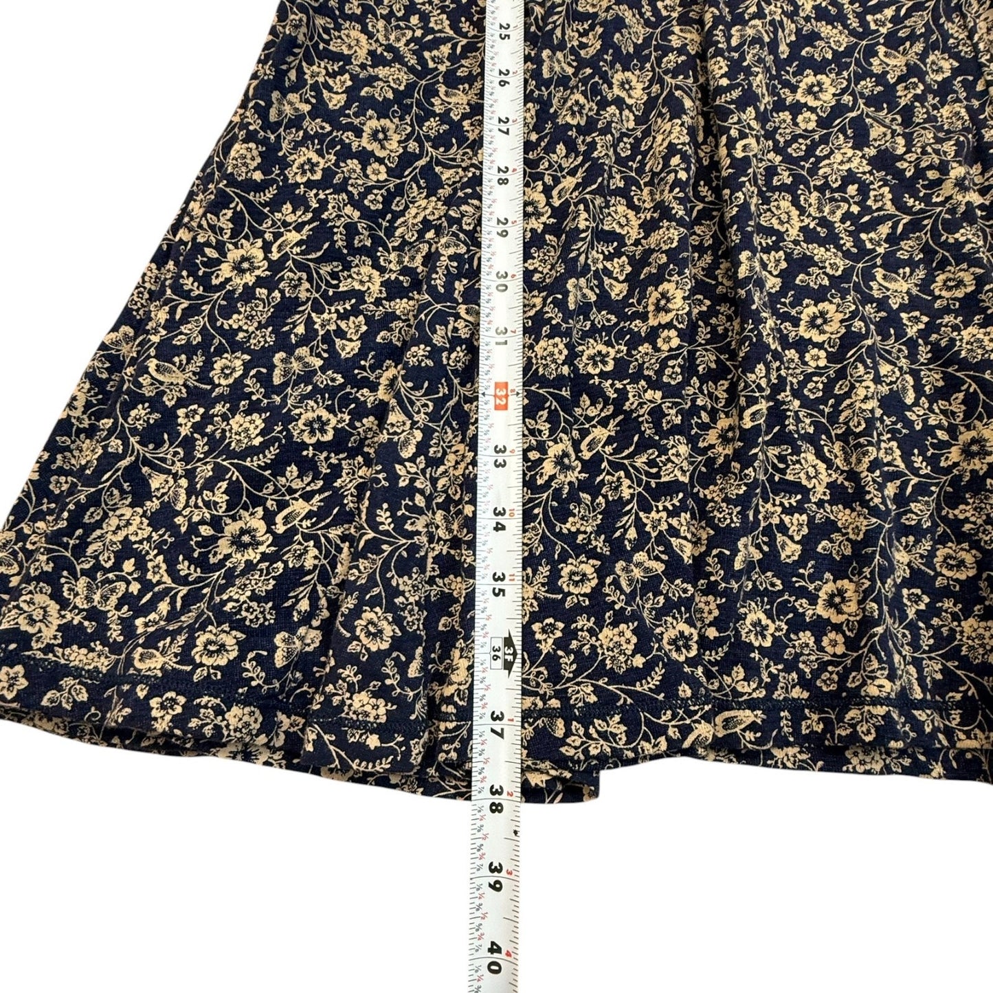 Lauren Ralph Lauren Floral A-Line Dress Women’s Medium 3/4 Sleeve