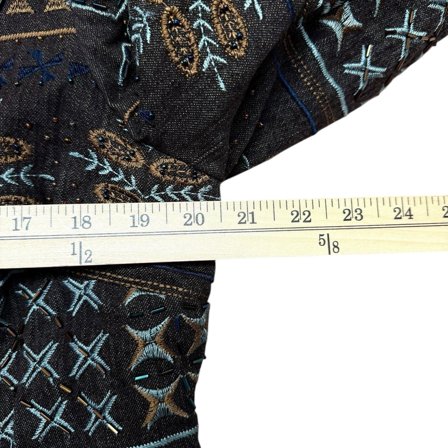 Coldwater Creek Women's 14P Petite Zip Jacket Geometric Tribal New With Tags